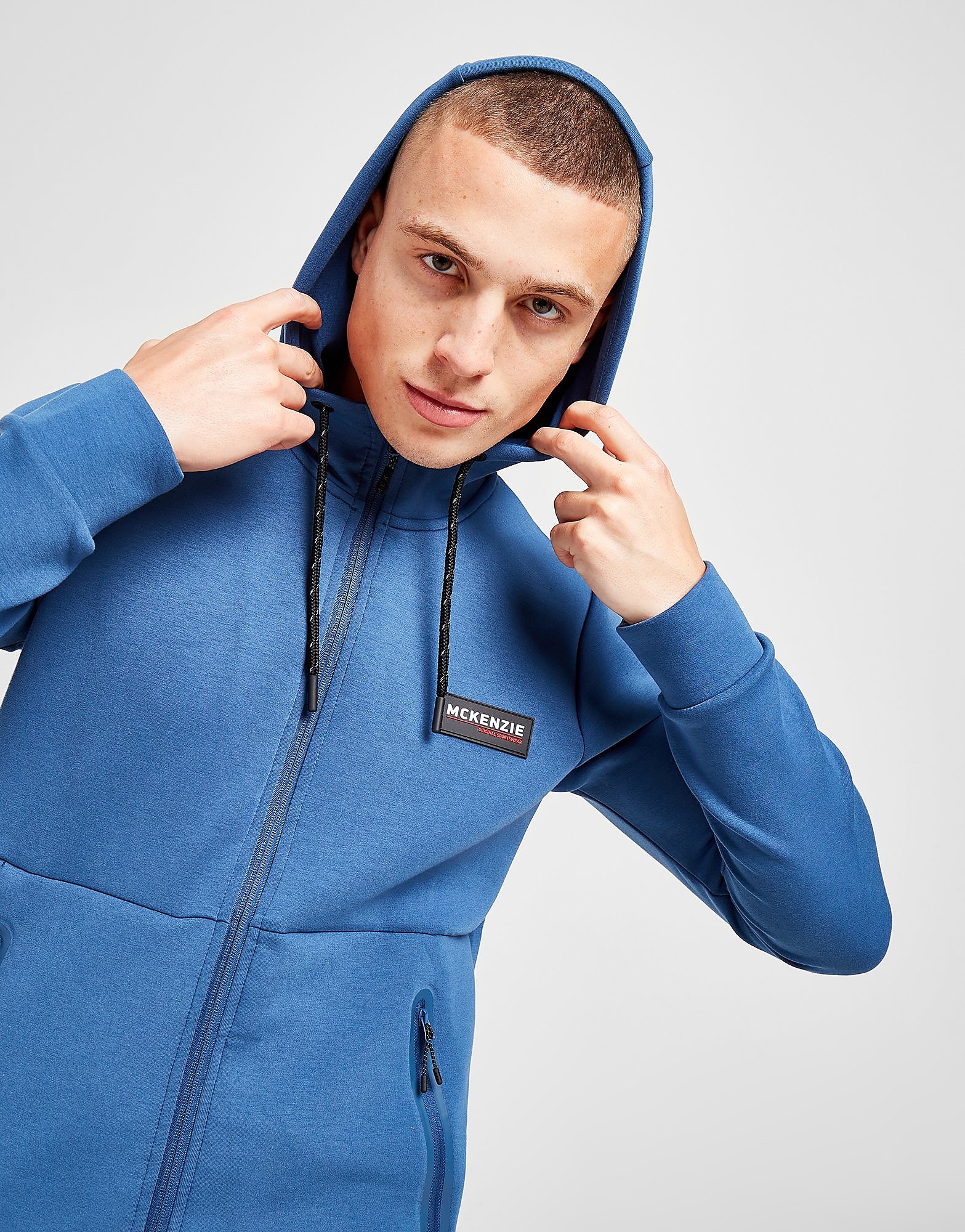 

McKenzie Core Training Full Zip Hoodie - Only at JD - Blue - Mens, Blue