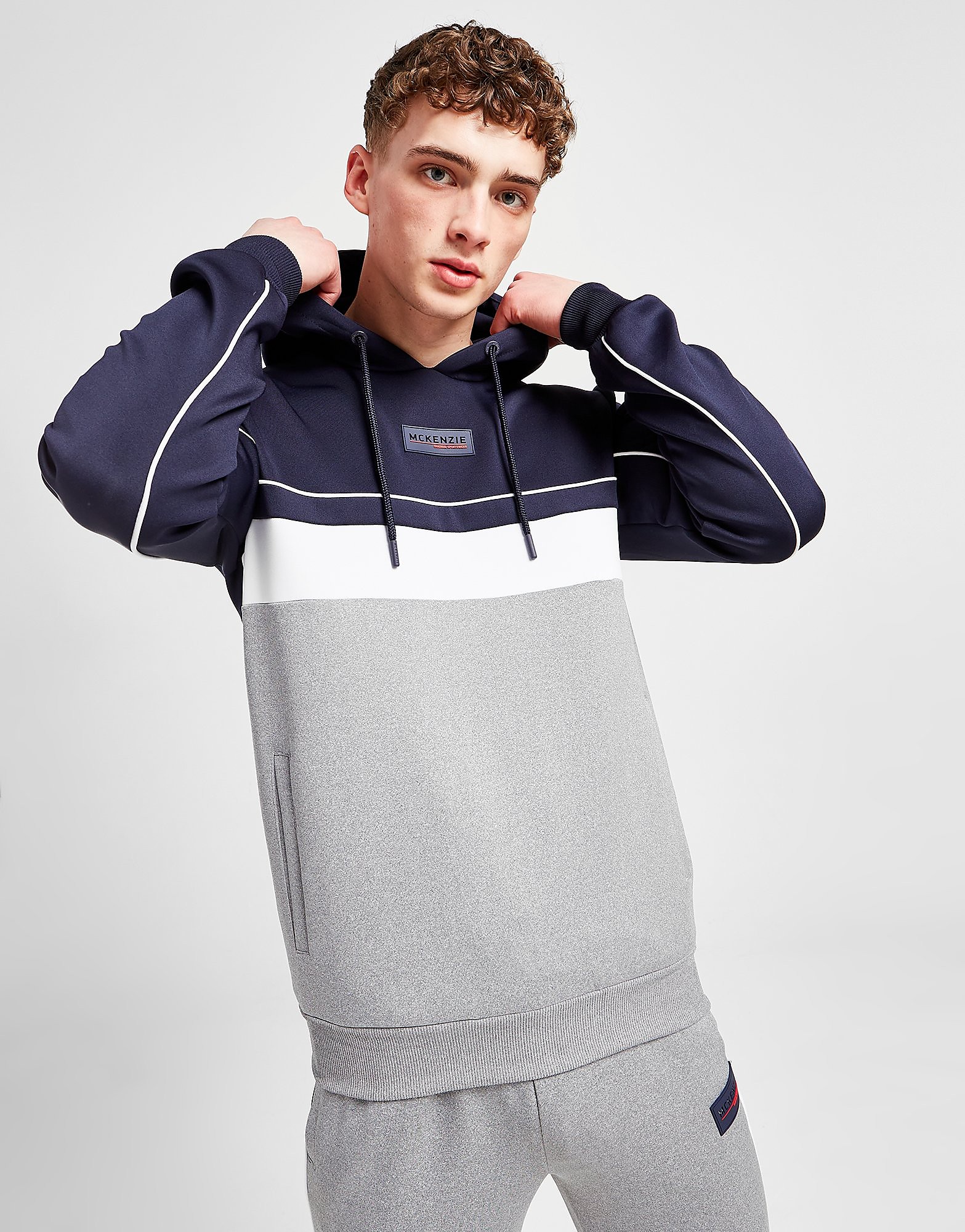 

McKenzie Haste Poly Overhead Hoodie - Only at JD - Grey - Mens, Grey