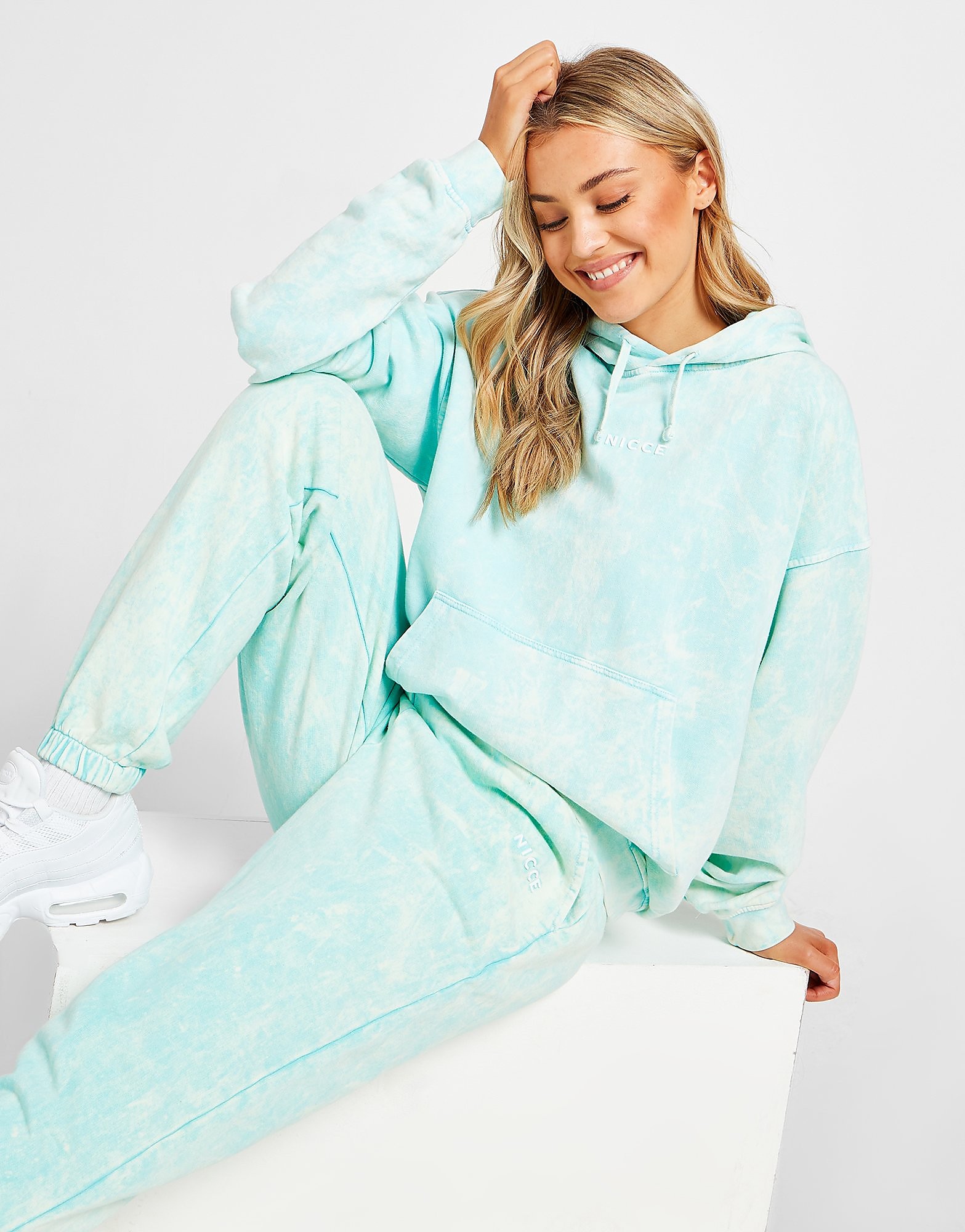 

Nicce Overhead Hoodie - Blue - Womens, Blue