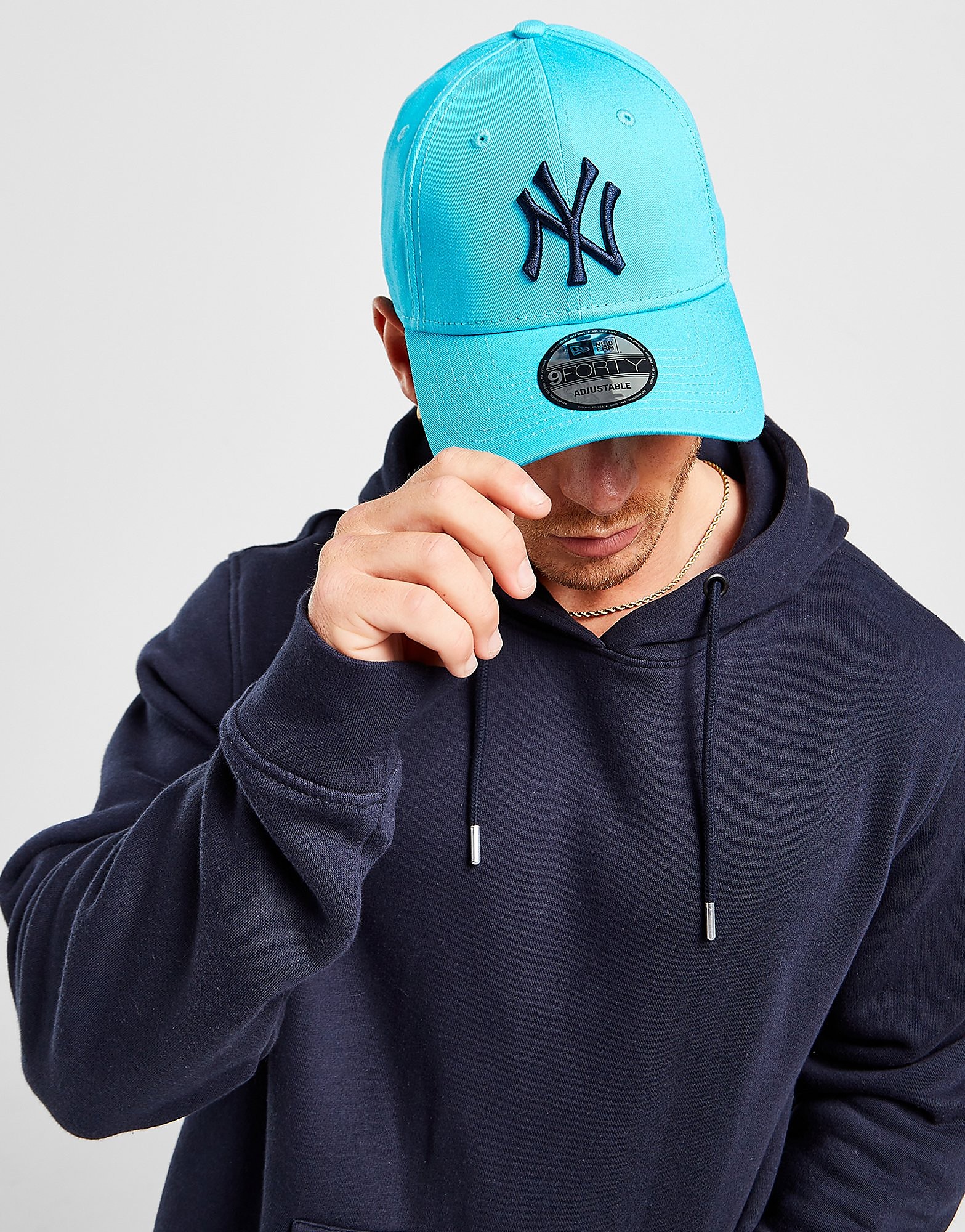 

New Era MLB New York Yankees League Essential 9FORTY Cap - Blue/BLU - Womens, Blue/BLU