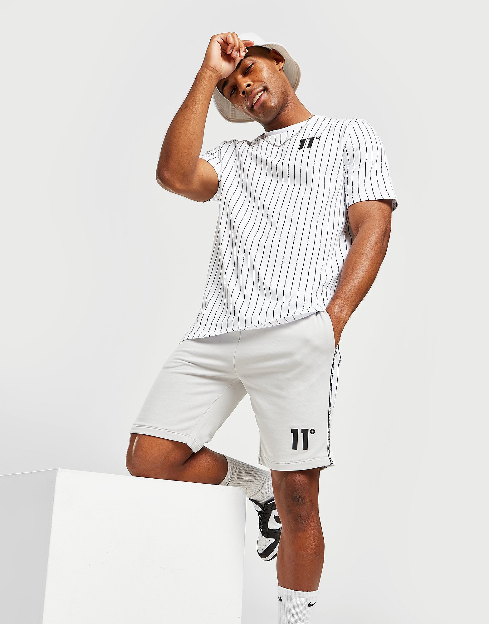 

11 Degrees Tape Shorts - Only at JD - Grey - Mens, Grey