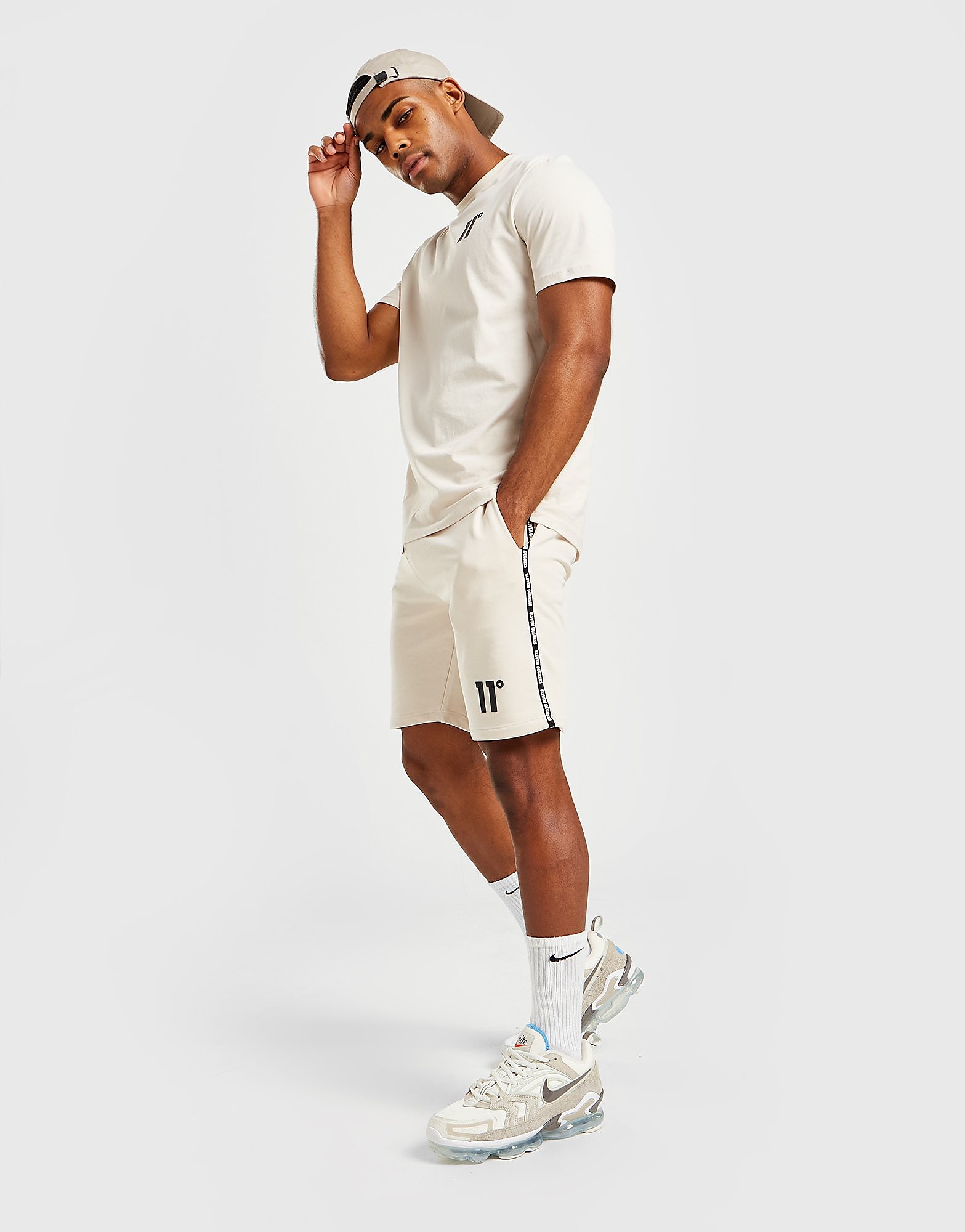 

11 Degrees Tape Shorts - Only at JD - Brown - Mens, Brown