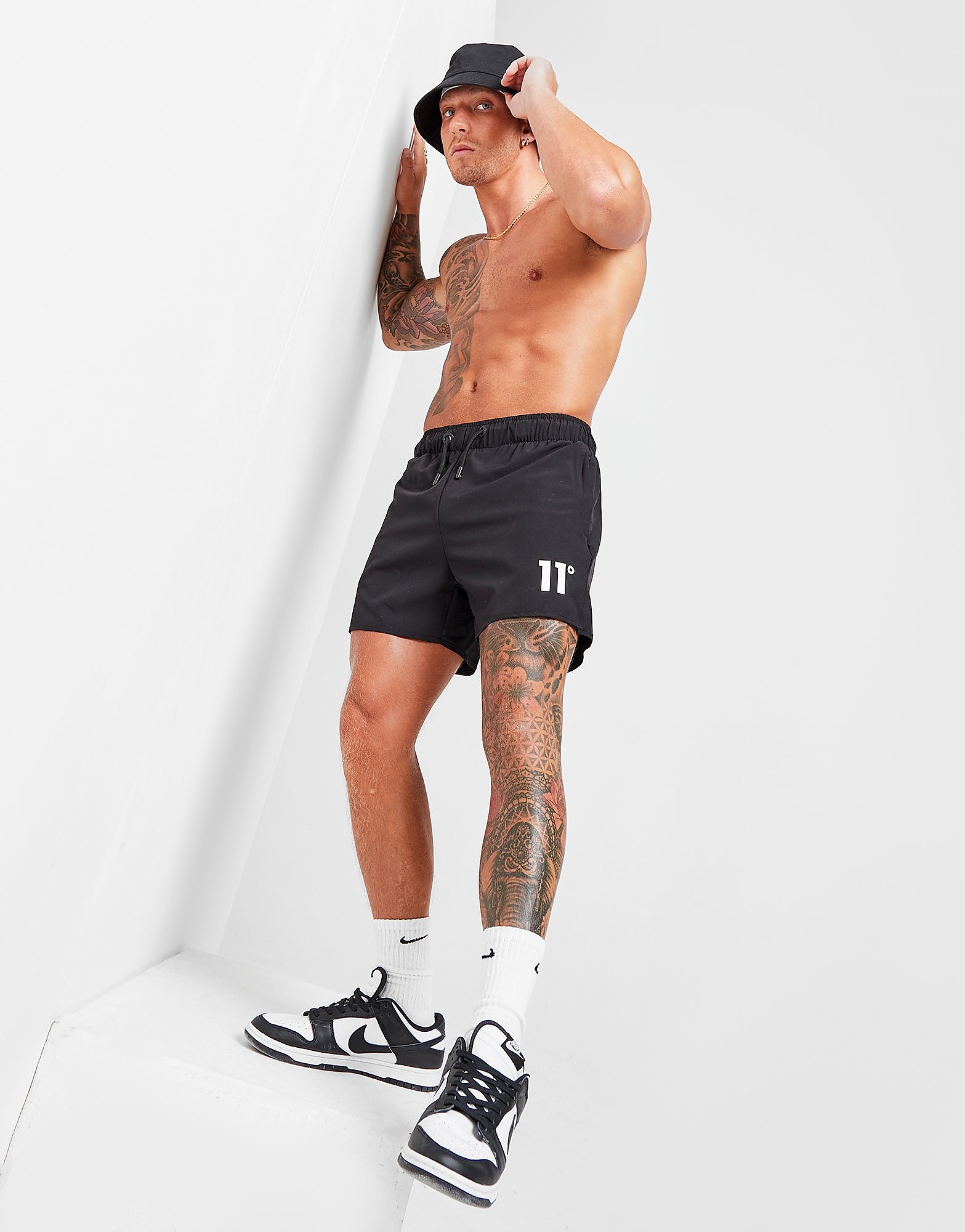 

11 Degrees Swim Shorts - Black - Mens, Black