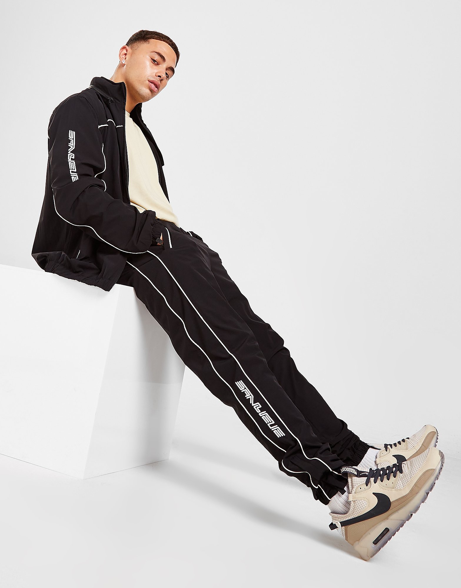 

Banlieue Heritage Tracksuit - Black - Mens, Black