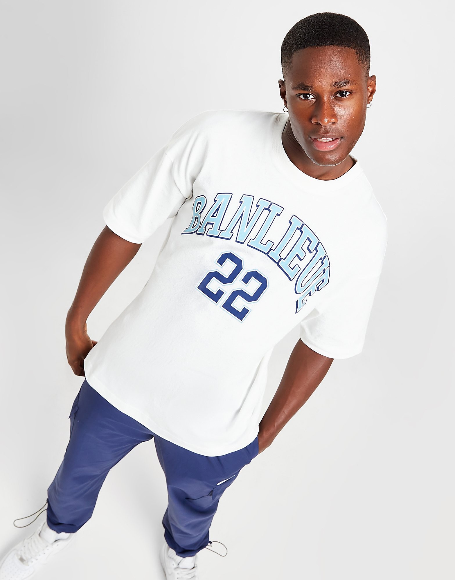 

Banlieue College T-Shirt - White - Mens, White