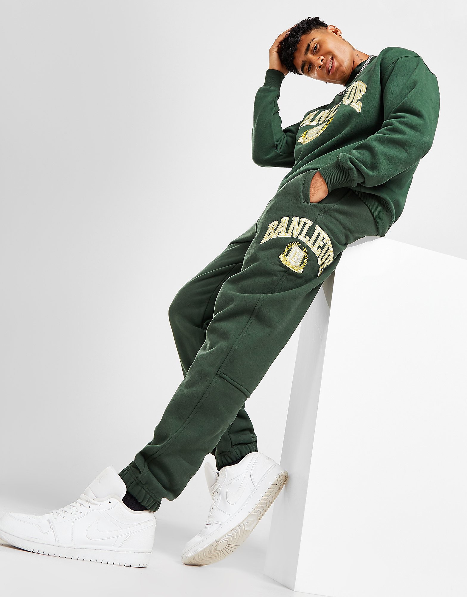 

Banlieue Crest Joggers - Green - Mens, Green