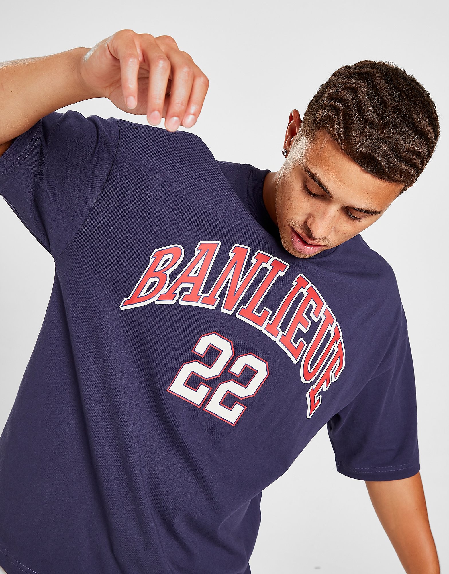 

Banlieue College T-Shirt - Blue - Mens, Blue