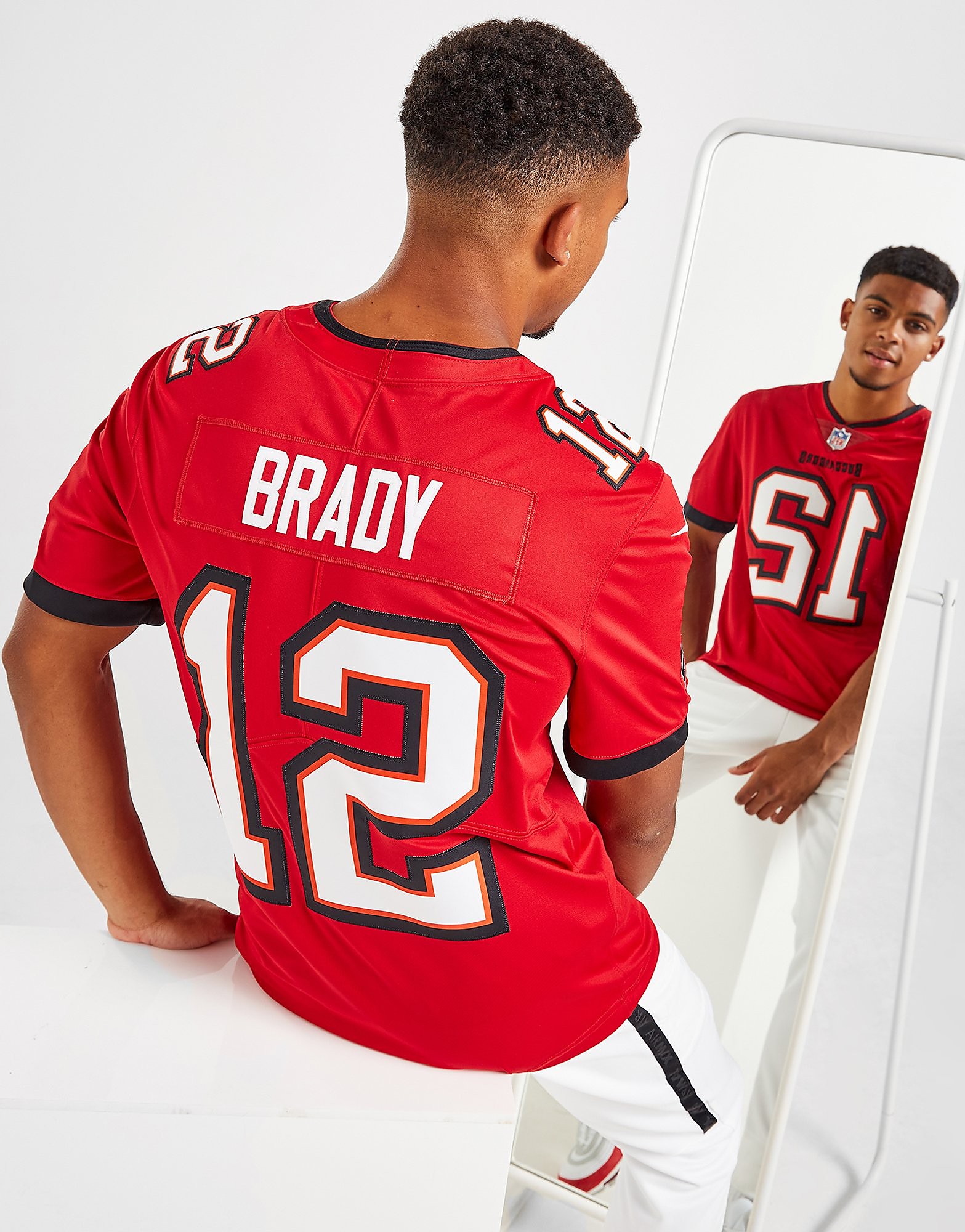 

Nike NFL Tampa Bay Buccaneers Brady #12 Shirt - Red - Mens, Red