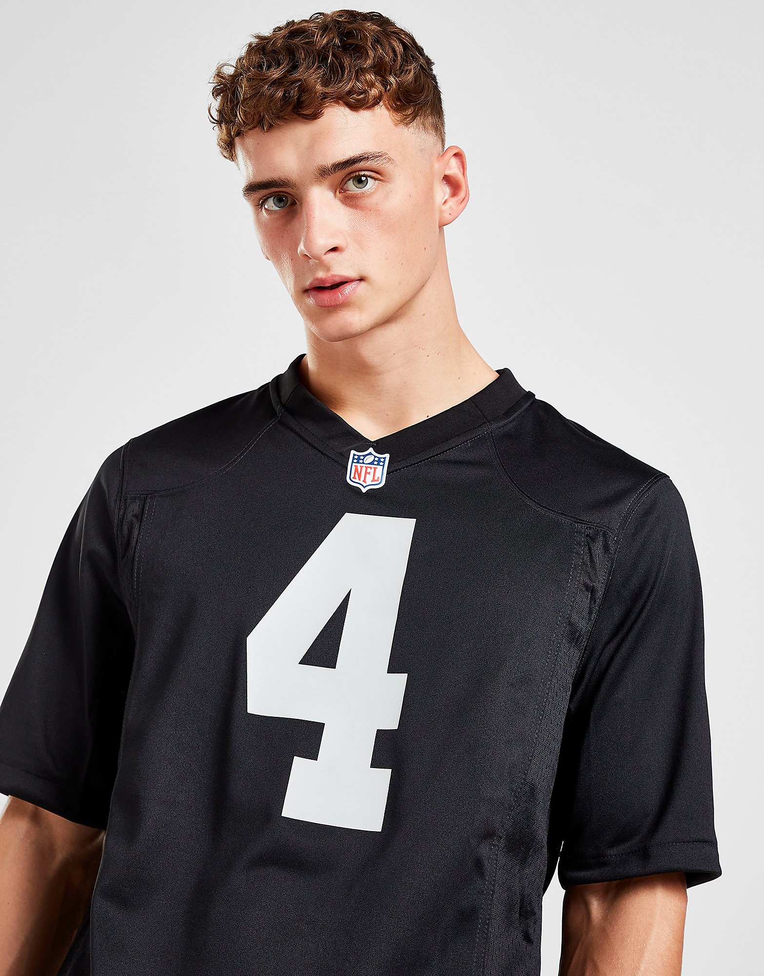 

Nike NFL Las Vegas Raiders Carr #4 Home Game Jersey - Black - Mens, Black