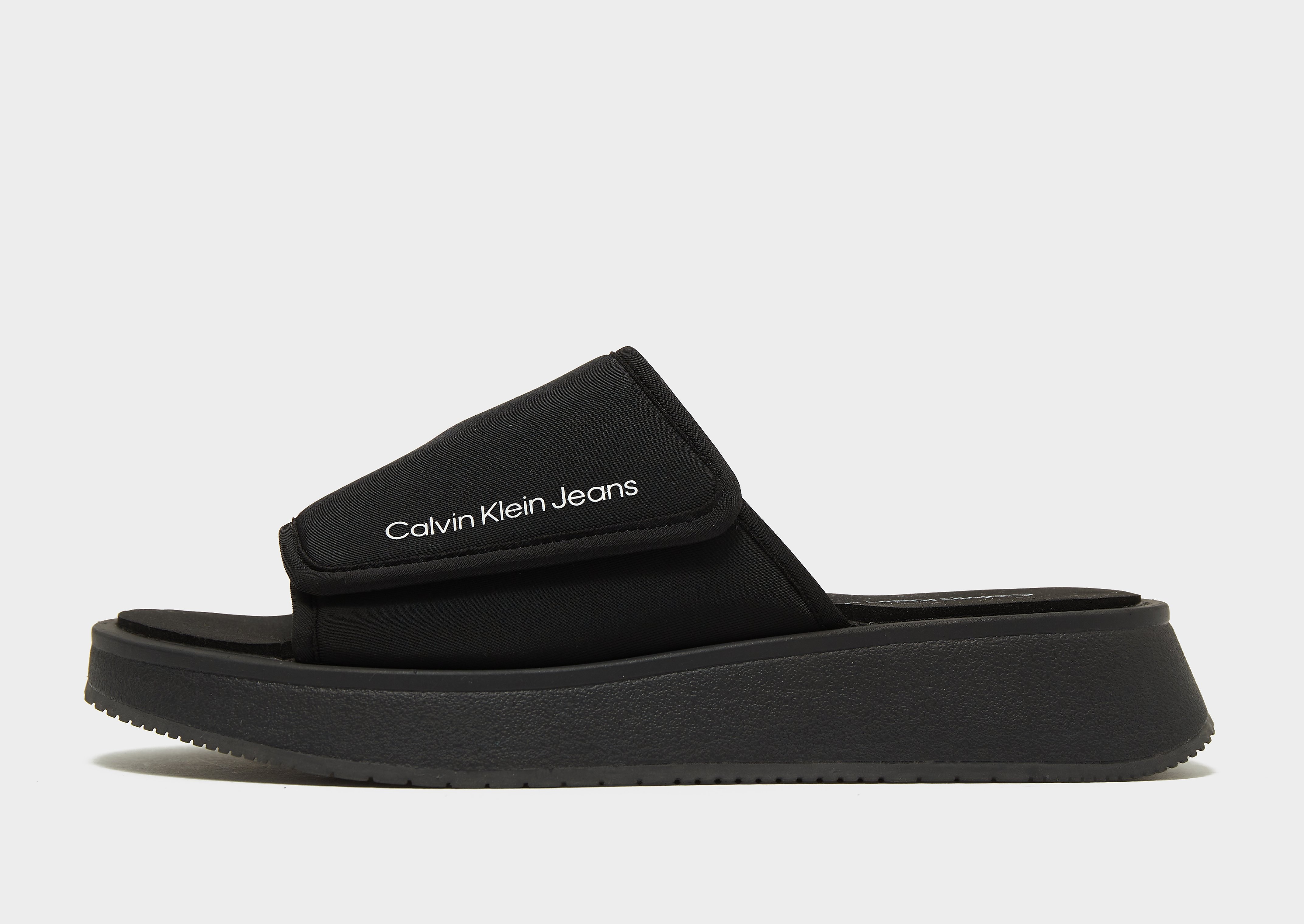 Calvin Klein Jeans Sandálias One-Strap - Preto - Womens, Preto