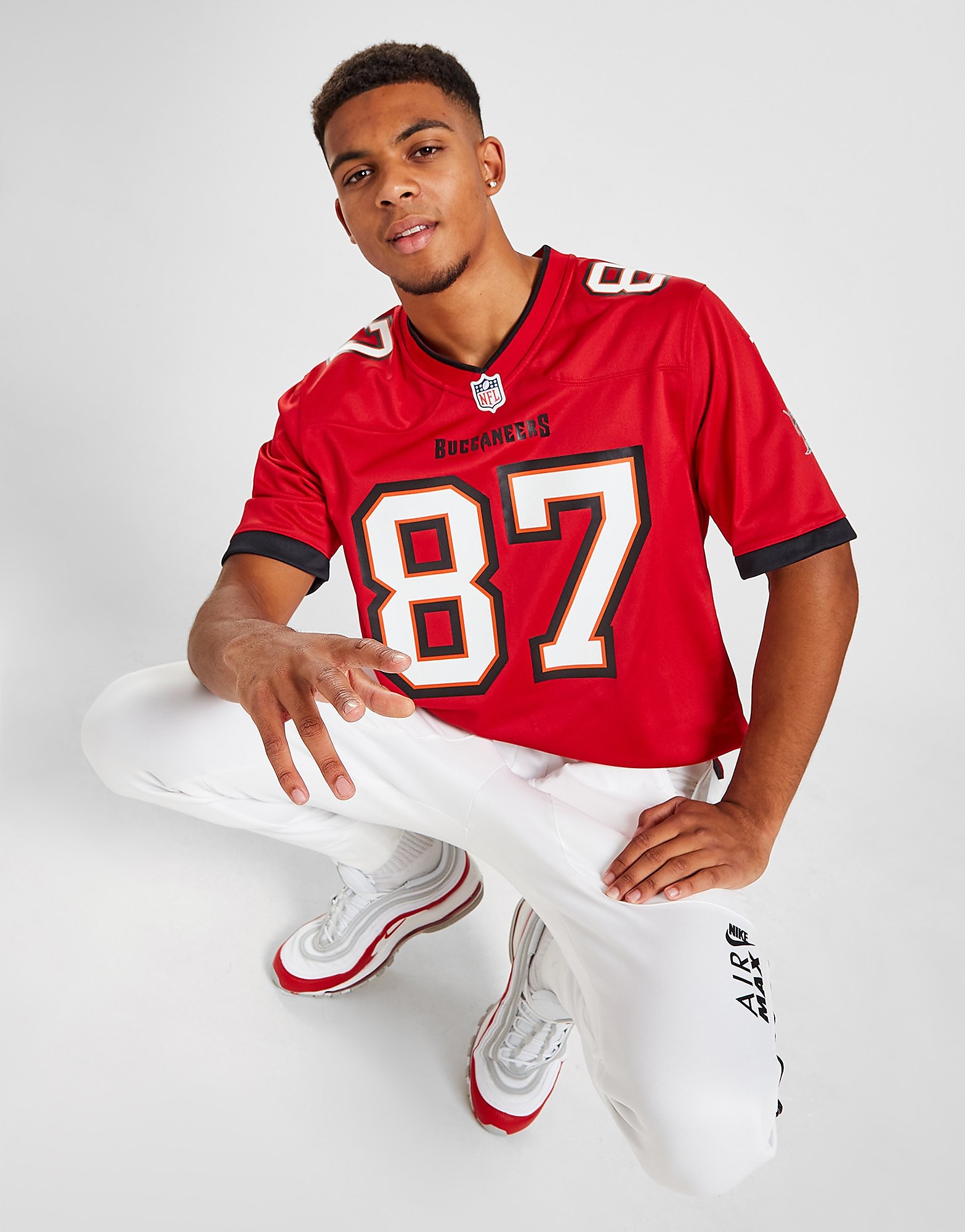 

Nike NFL Tampa Bay Buccaneers Gronkowski #87 Jersey - Red - Mens, Red