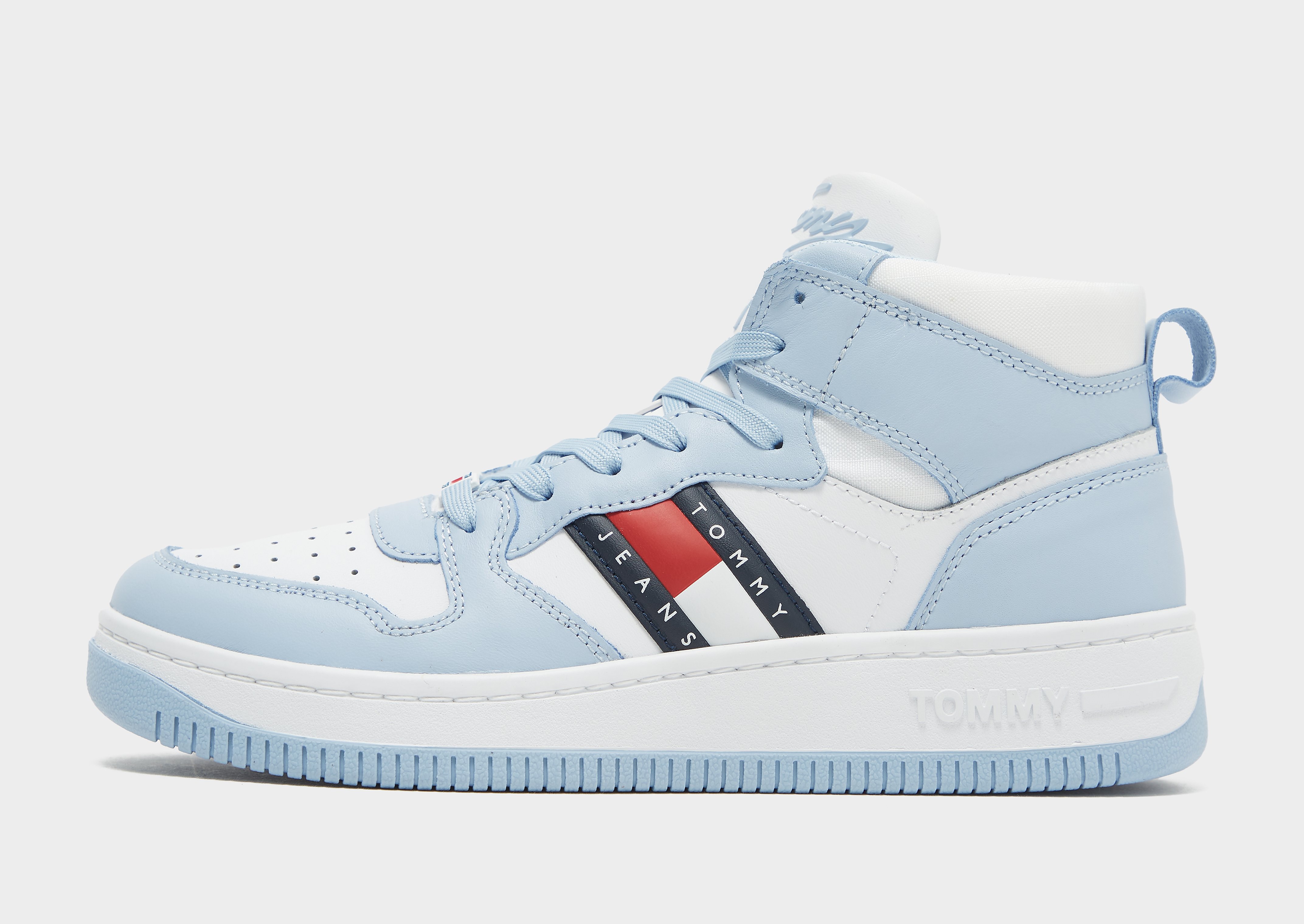 

Tommy Jeans Basketball Mid Women's - Blue/White, Blue/White