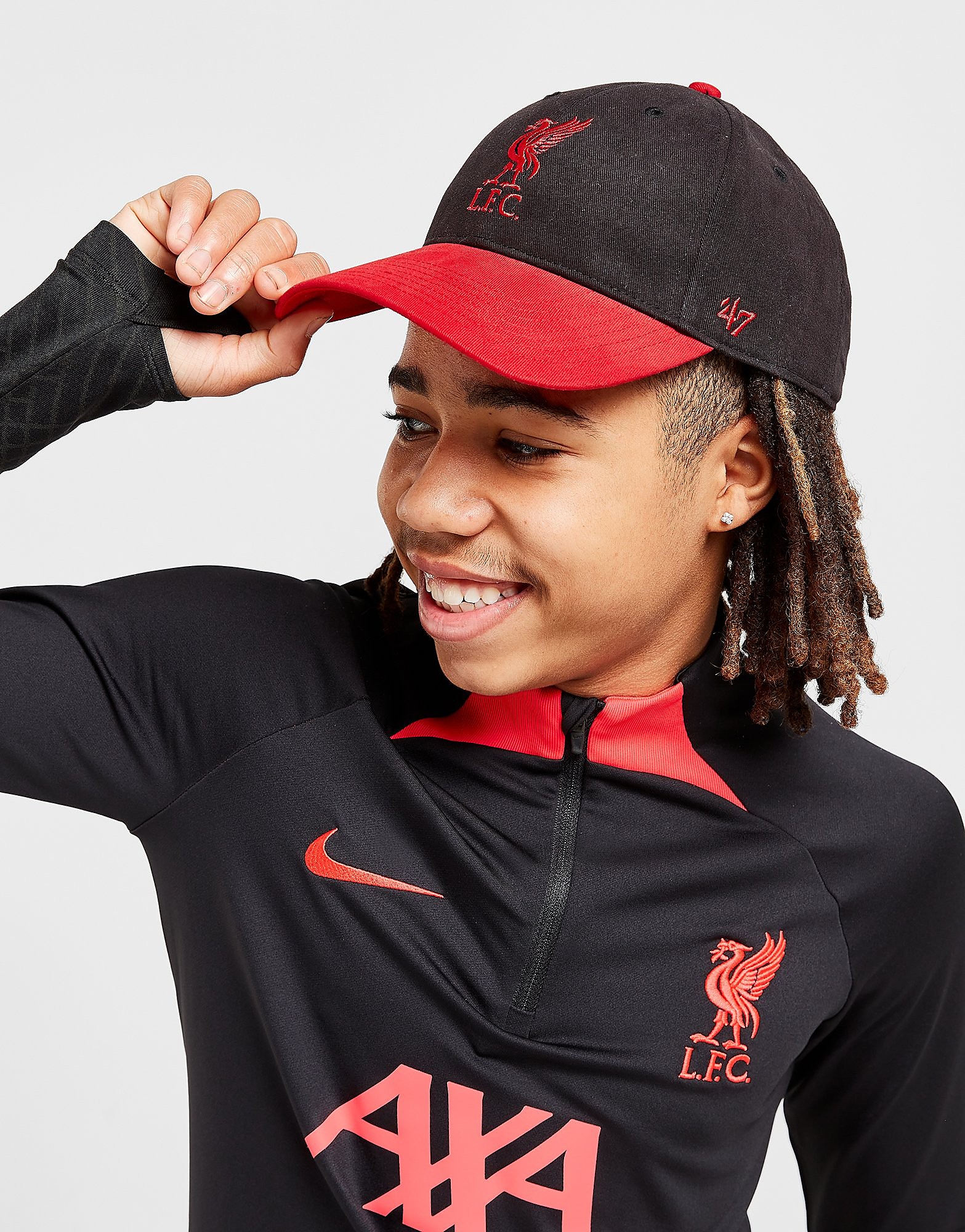 

47 Brand Liverpool FC Cap Junior - Black - Kids, Black