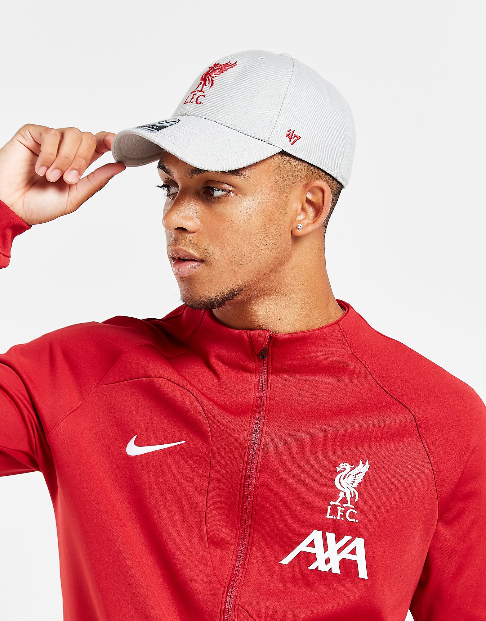 

47 Brand Liverpool FC Cap - Grey - Womens, Grey