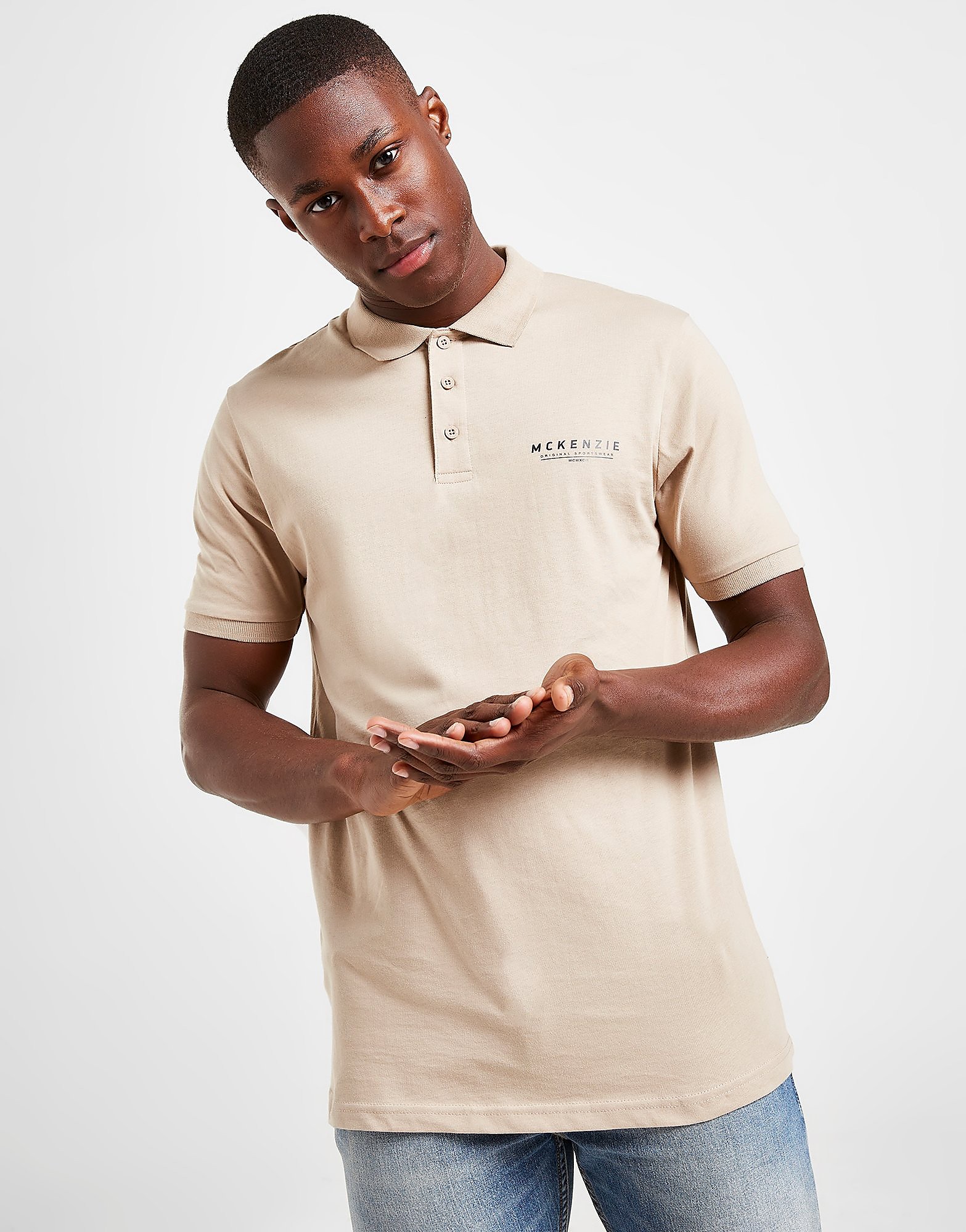 

McKenzie Essential Polo Shirt - Only at JD - Brown - Mens, Brown