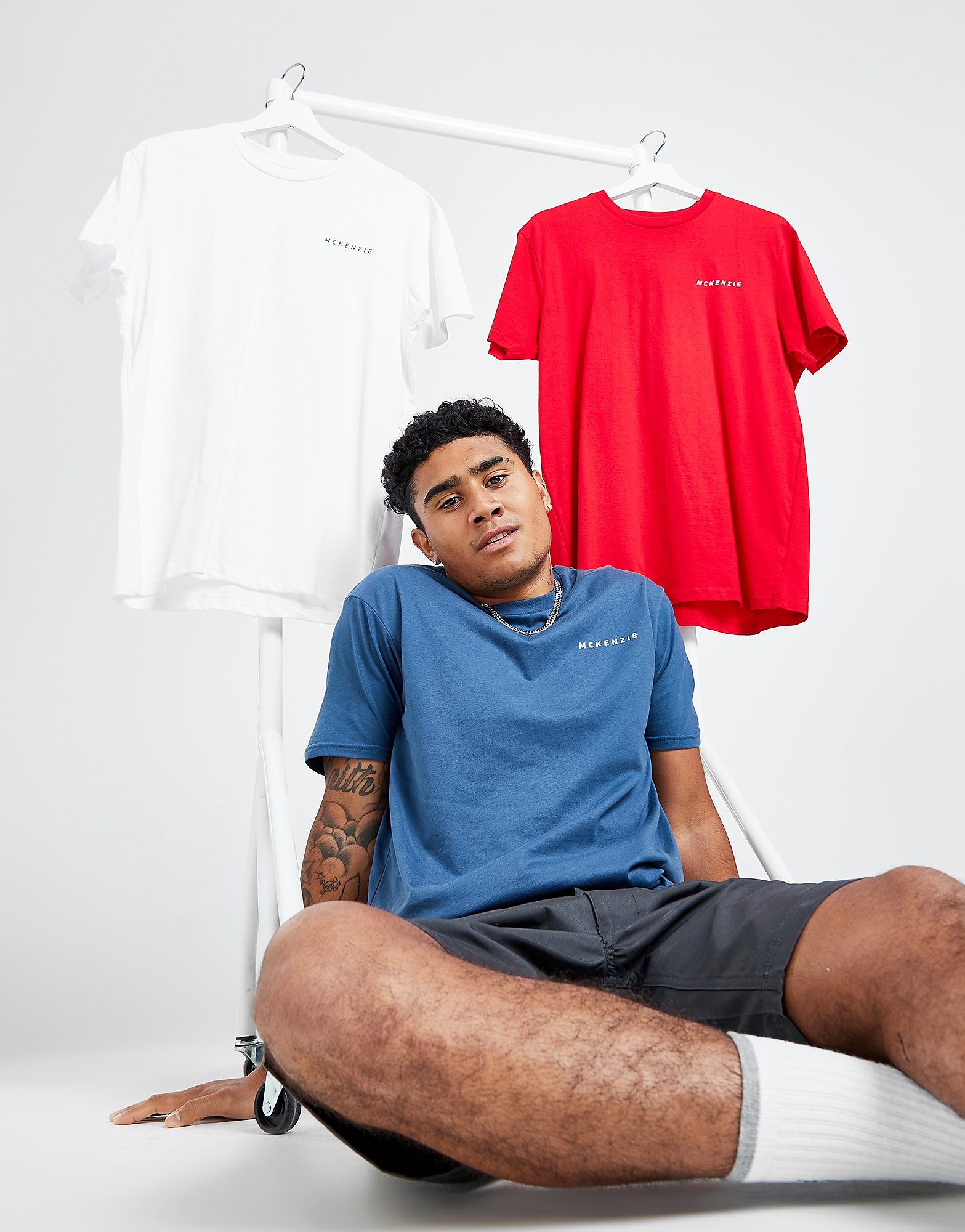 

McKenzie 3-Pack Essential T-Shirts - Only at JD - Multi Coloured - Mens, Multi Coloured
