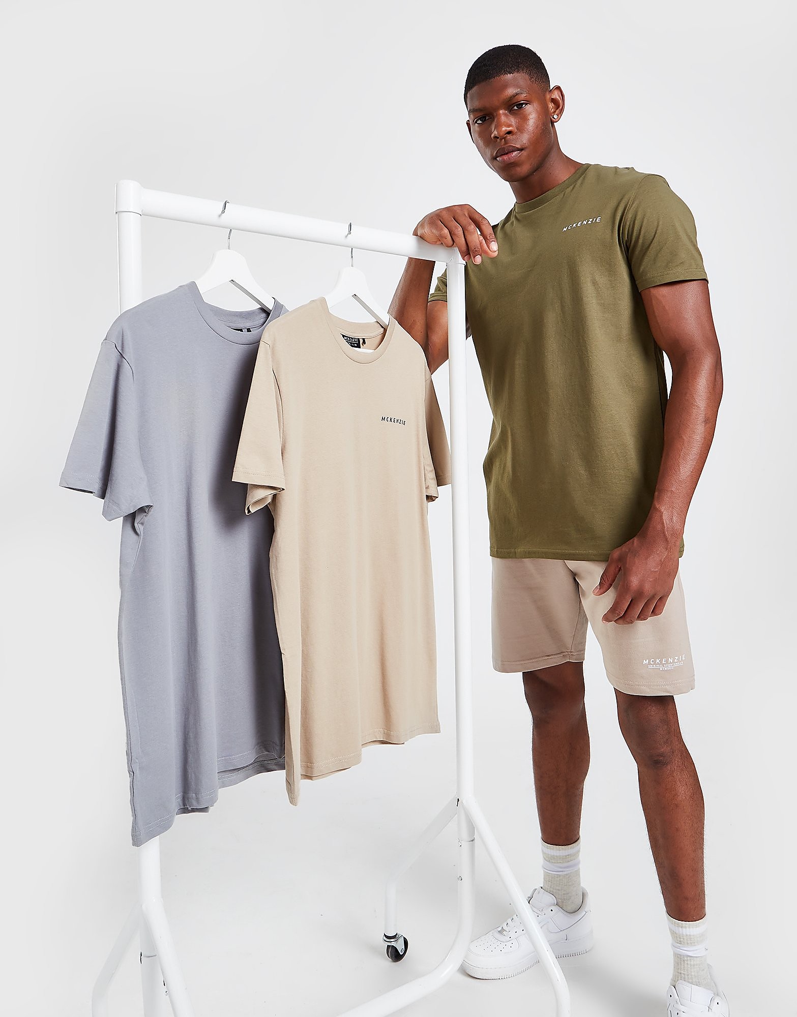 

McKenzie 3-Pack Essential T-Shirts - Only at JD - Multi Coloured - Mens, Multi Coloured