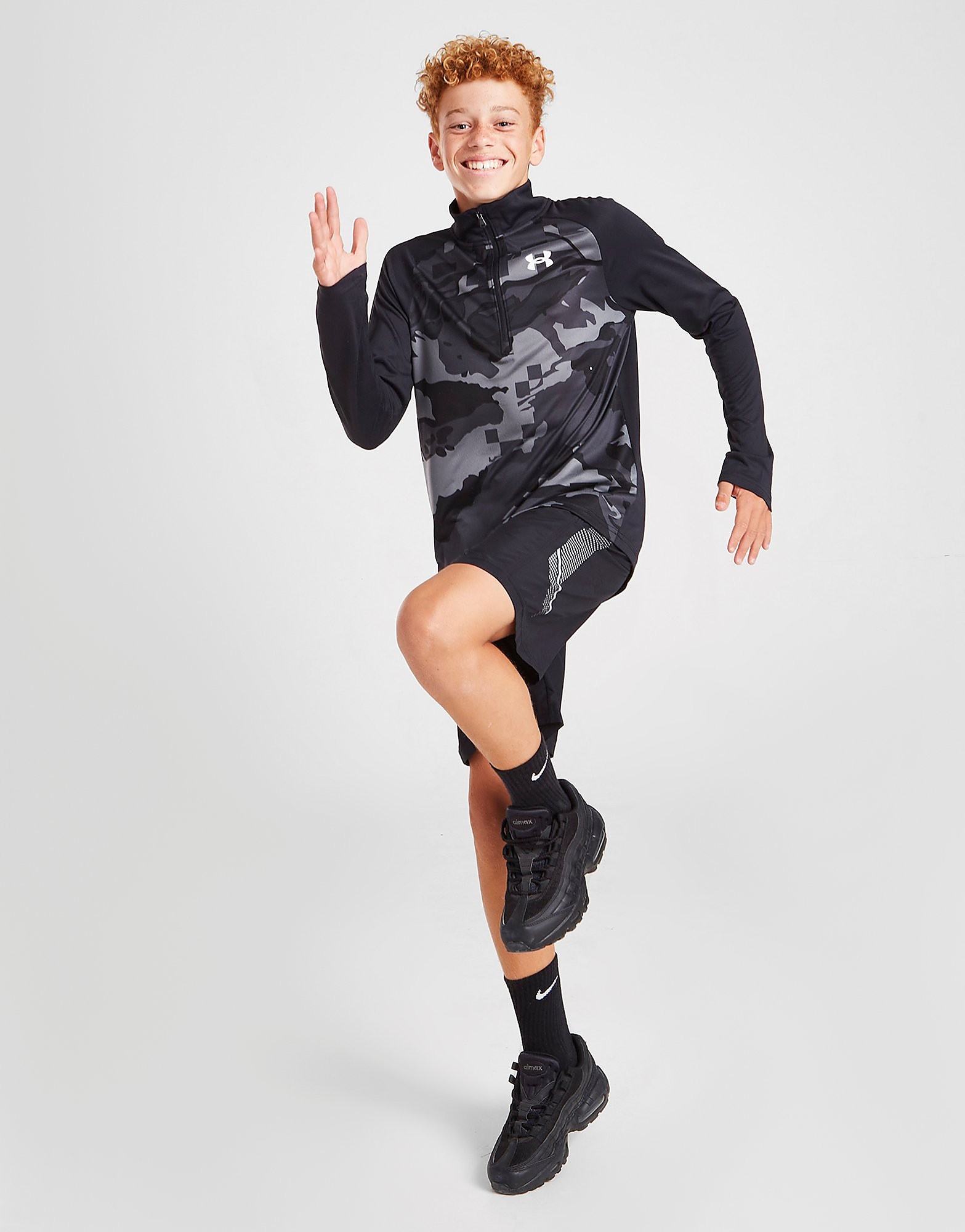 

Under Armour Tech 2.0 1/4 Zip Track Top Junior - Black - Kids, Black