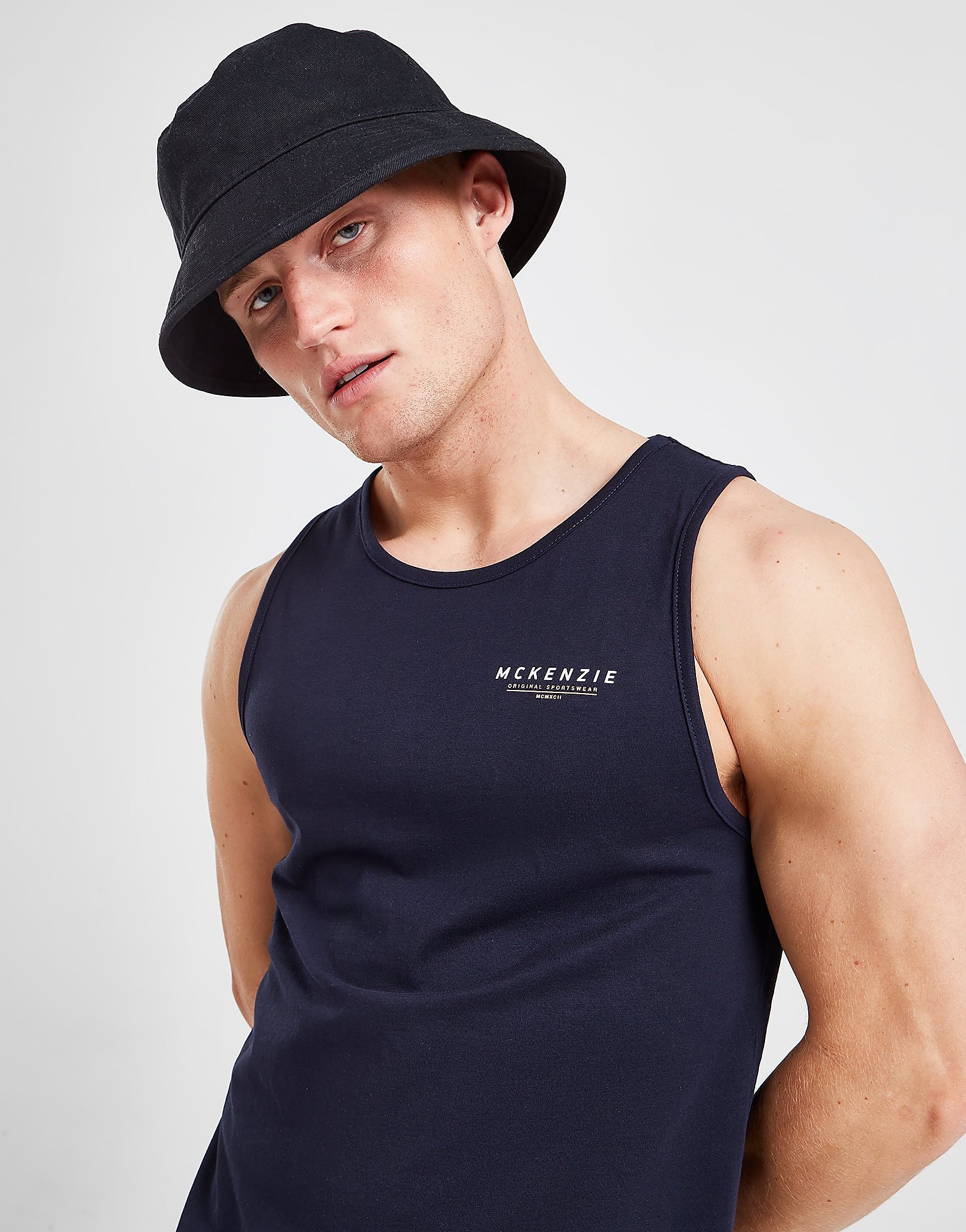 

McKenzie Essential Logo Vest - Only at JD - Navy - Mens, Navy