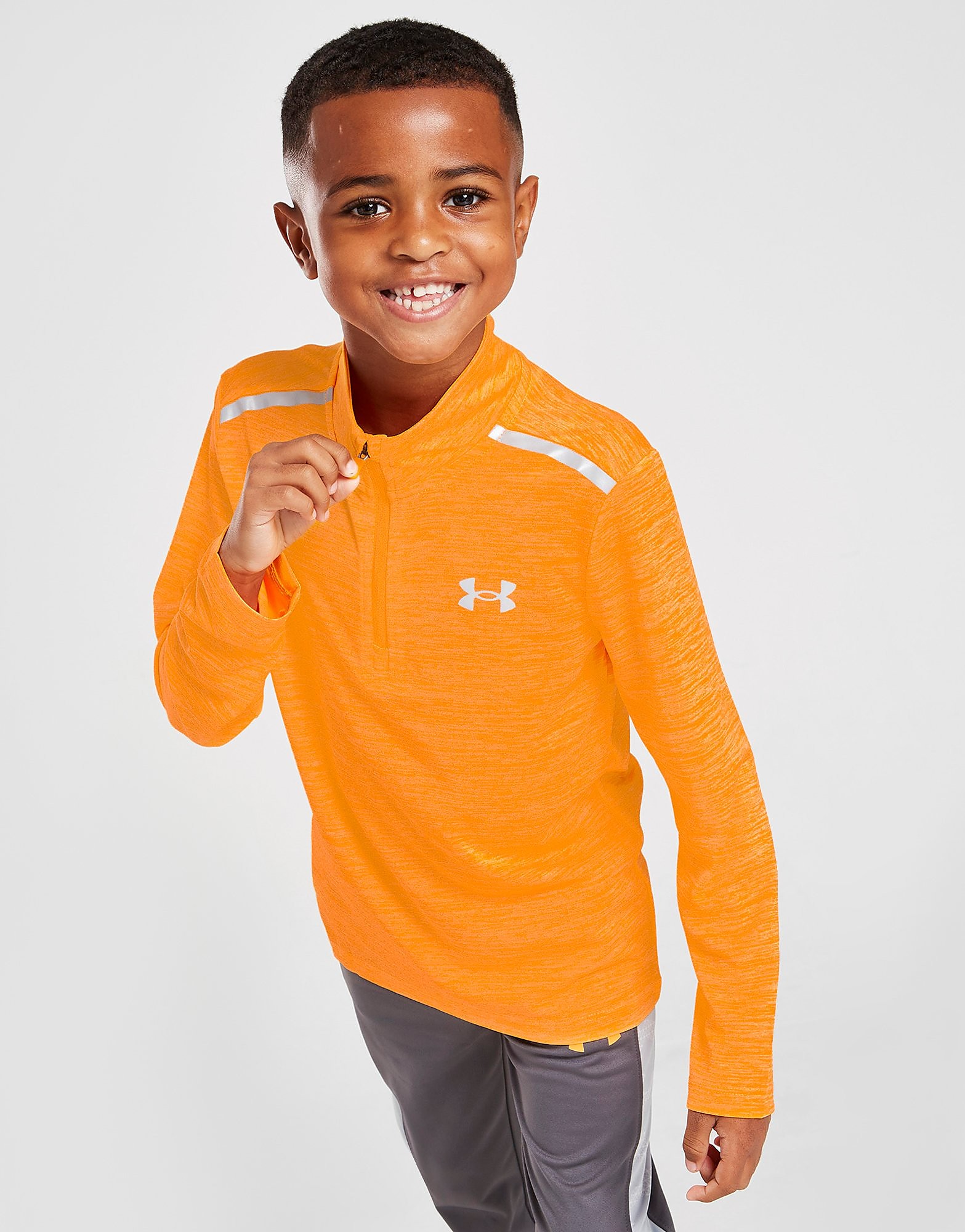 

Under Armour Tech Twist 1/4 Zip Top Children - Only at JD - Orange - Kids, Orange