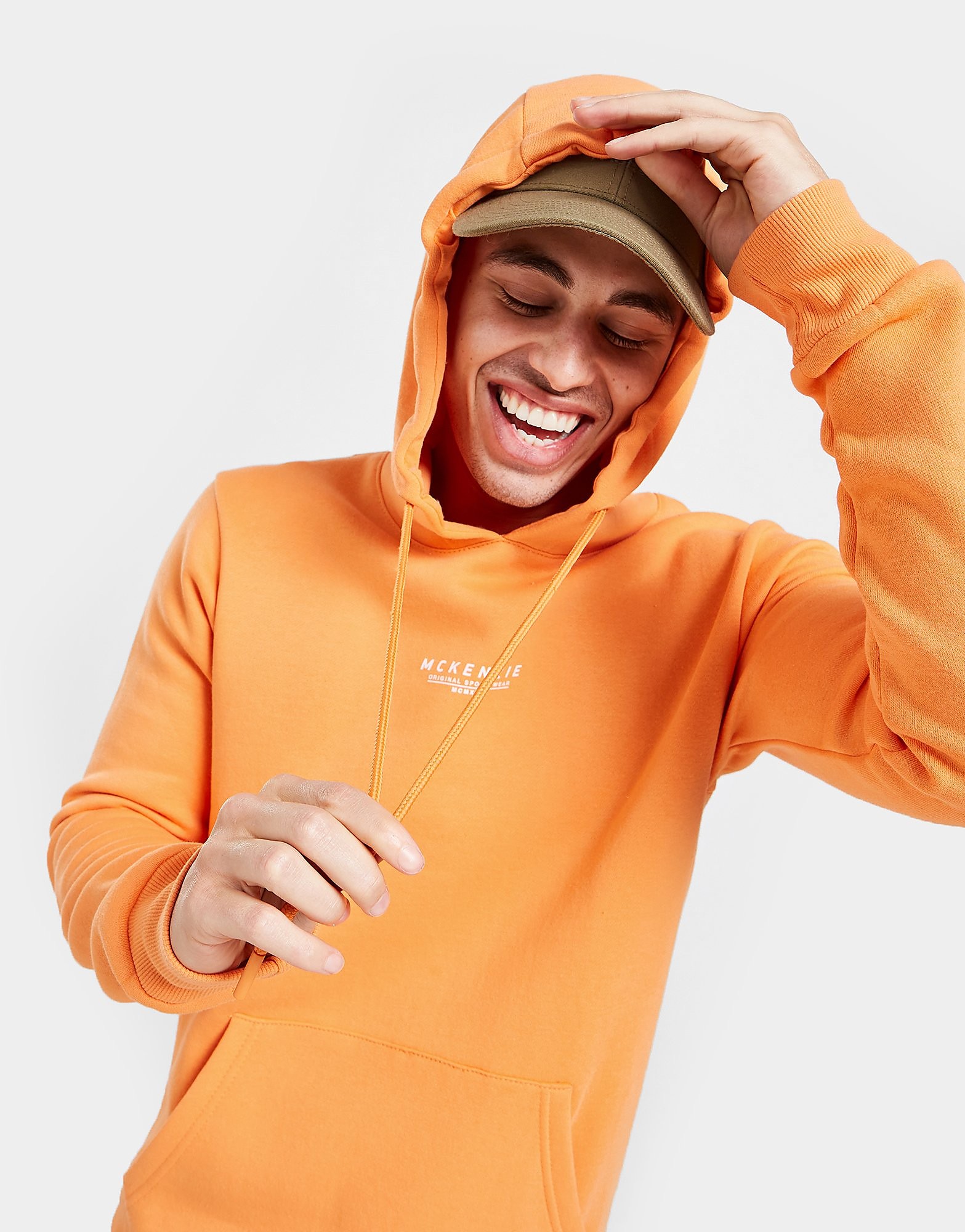 McKenzie 2 Pack Essential Overhead Hoodies - Only at JD - Orange/Blue - Mens, Orange/Blue