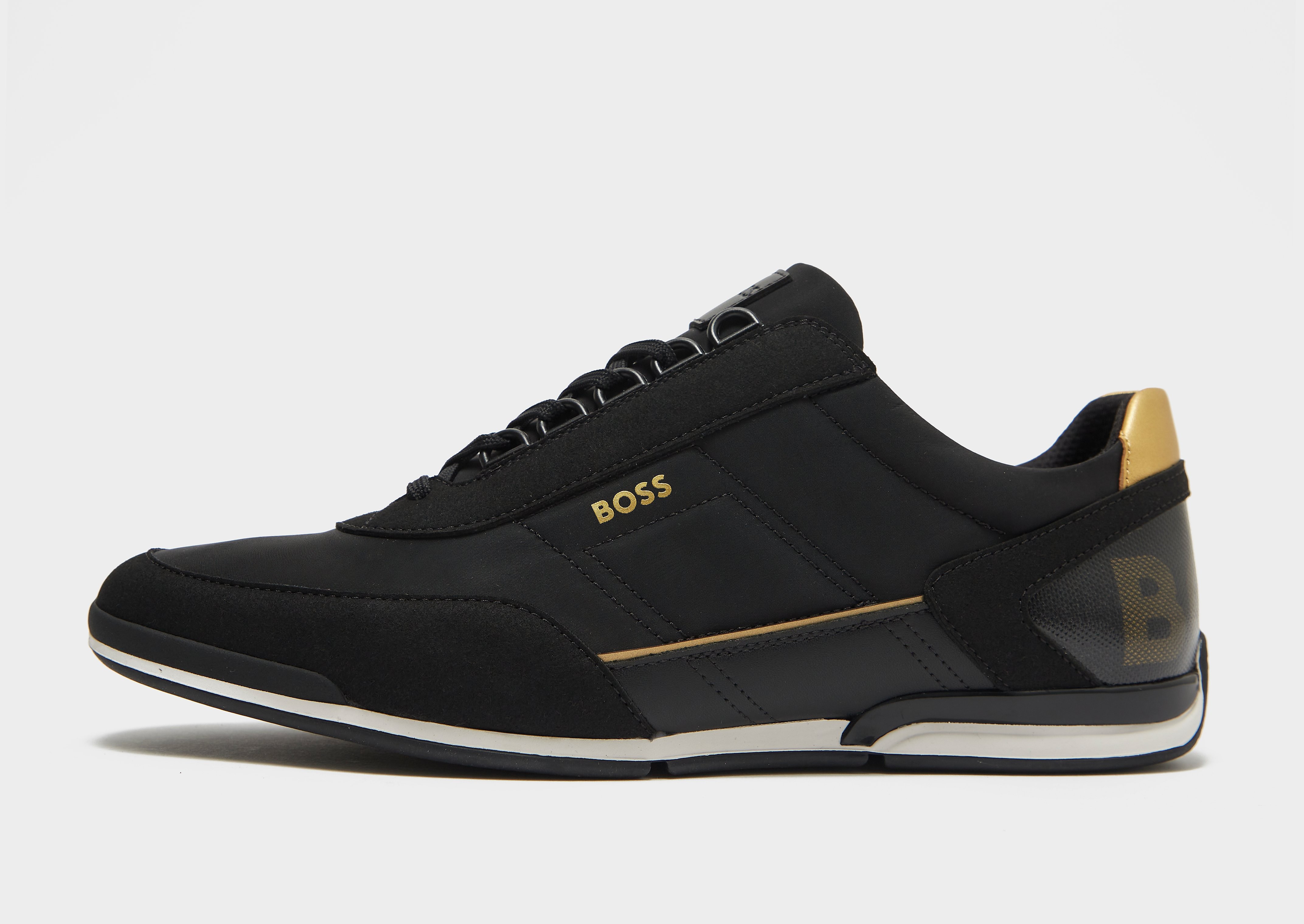 

BOSS Saturn Low - Black/Gold - Mens, Black/Gold