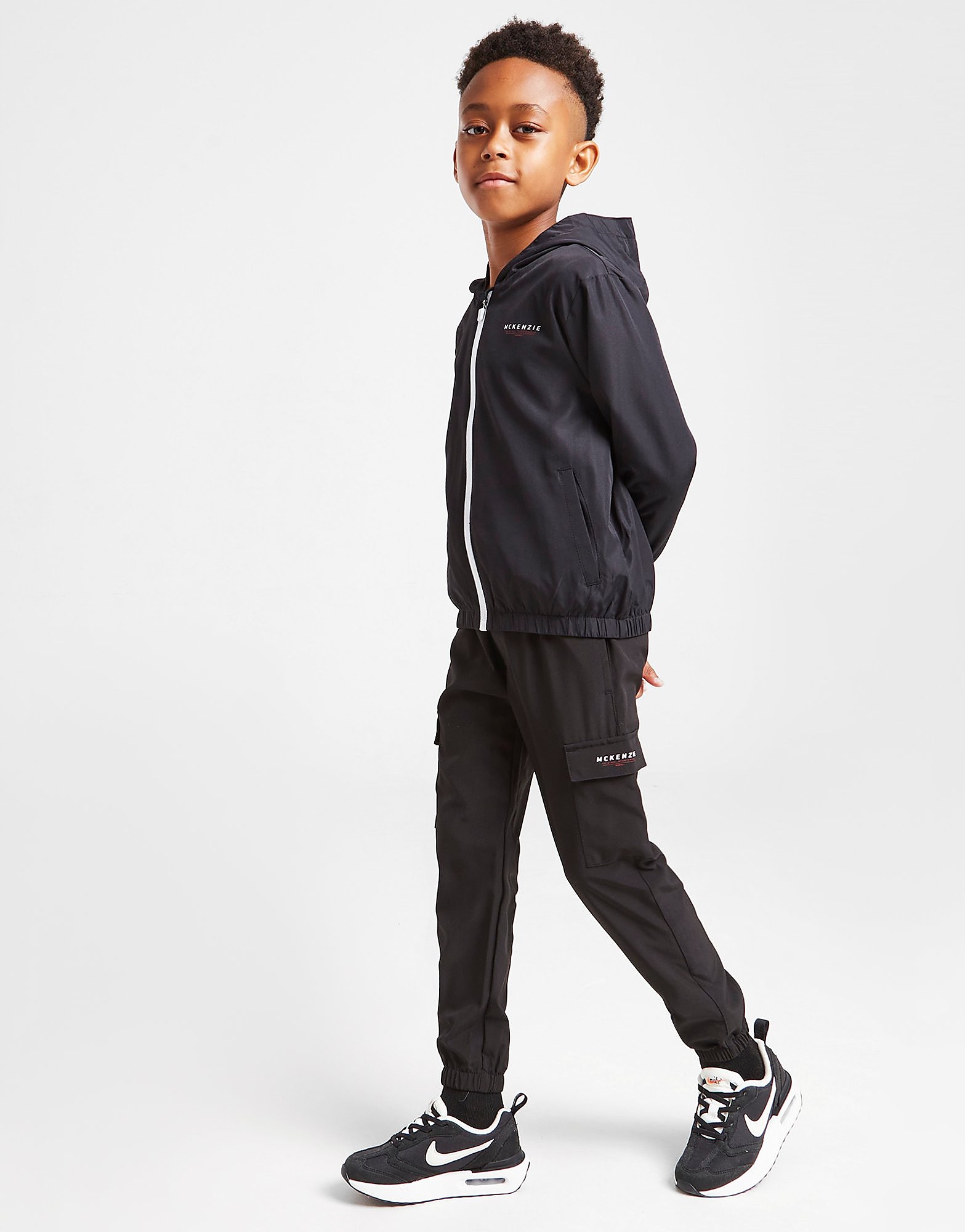 

McKenzie Mini Essential Woven Cargo Track Pants Children - Black - Kids, Black