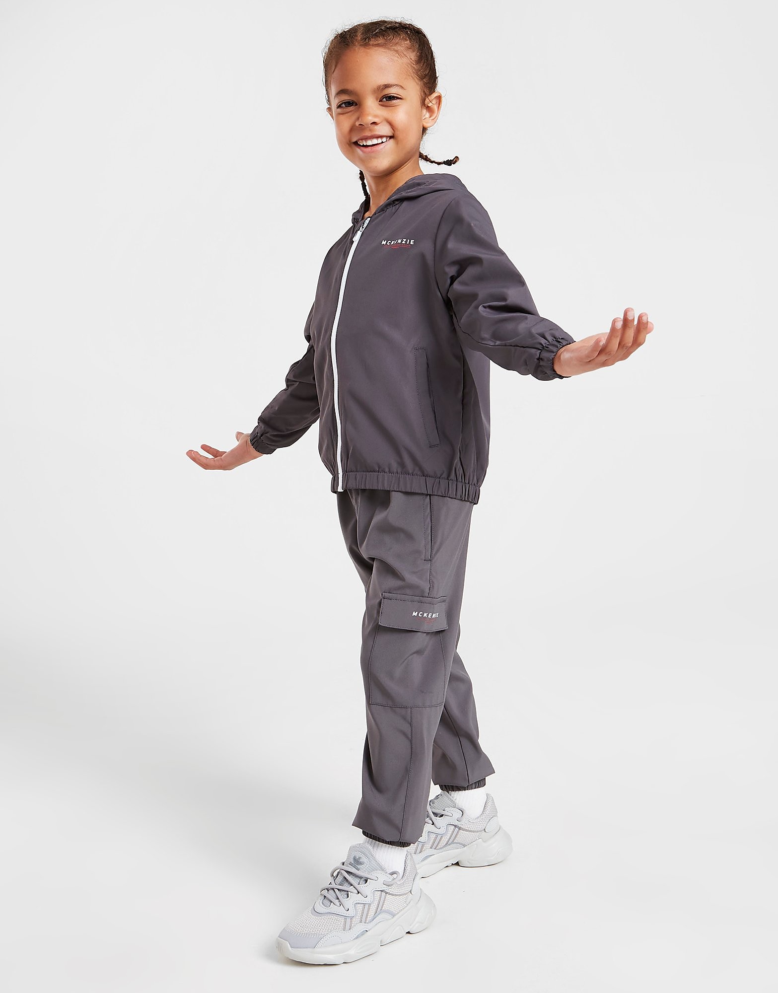 

McKenzie Mini Essential Woven Cargo Track Pants Children - Grey - Kids, Grey
