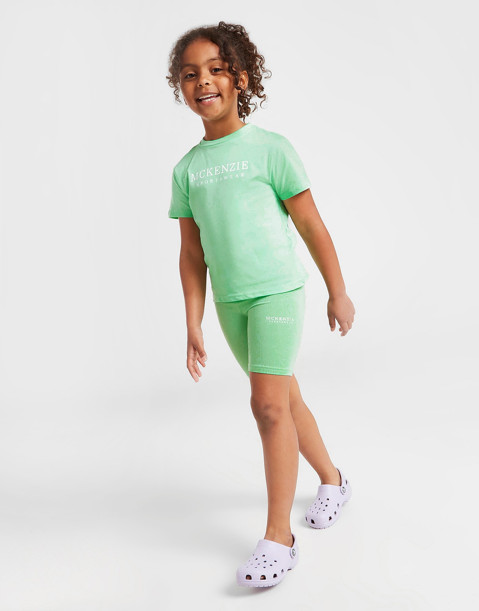 

McKenzie Girls' Mini Essential T-Shirt/Shorts Set Children - Green - Kids, Green