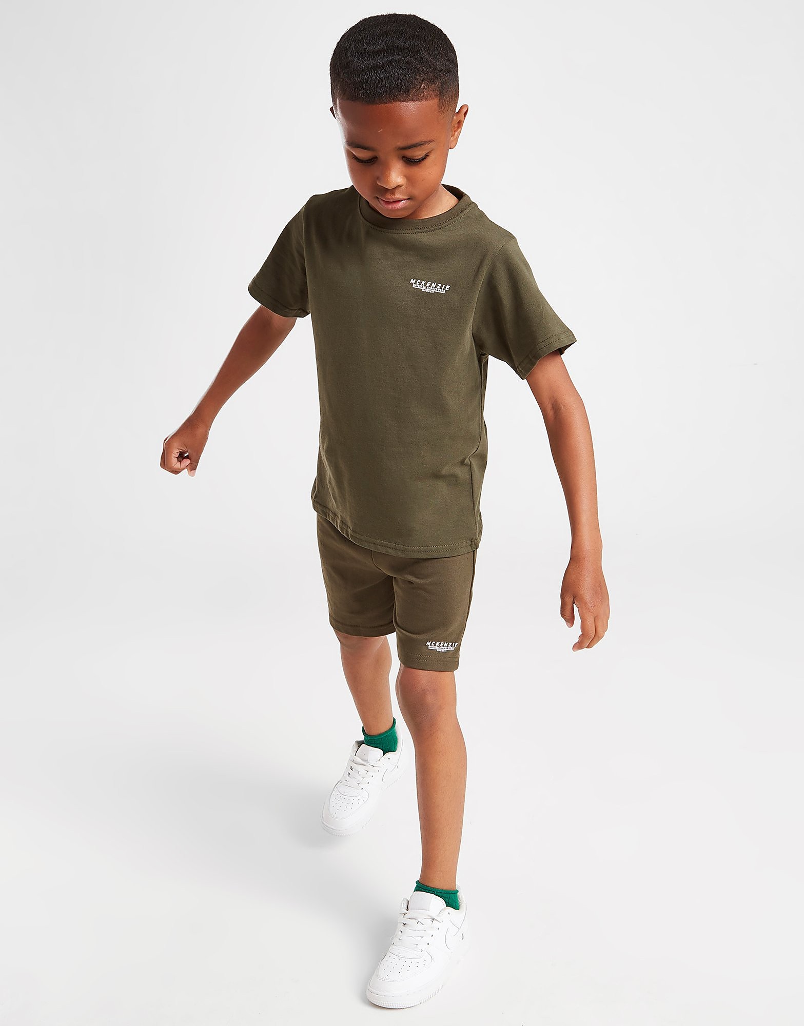 

McKenzie Mini Essential T-Shirt/Shorts Set Children - Green - Kids, Green