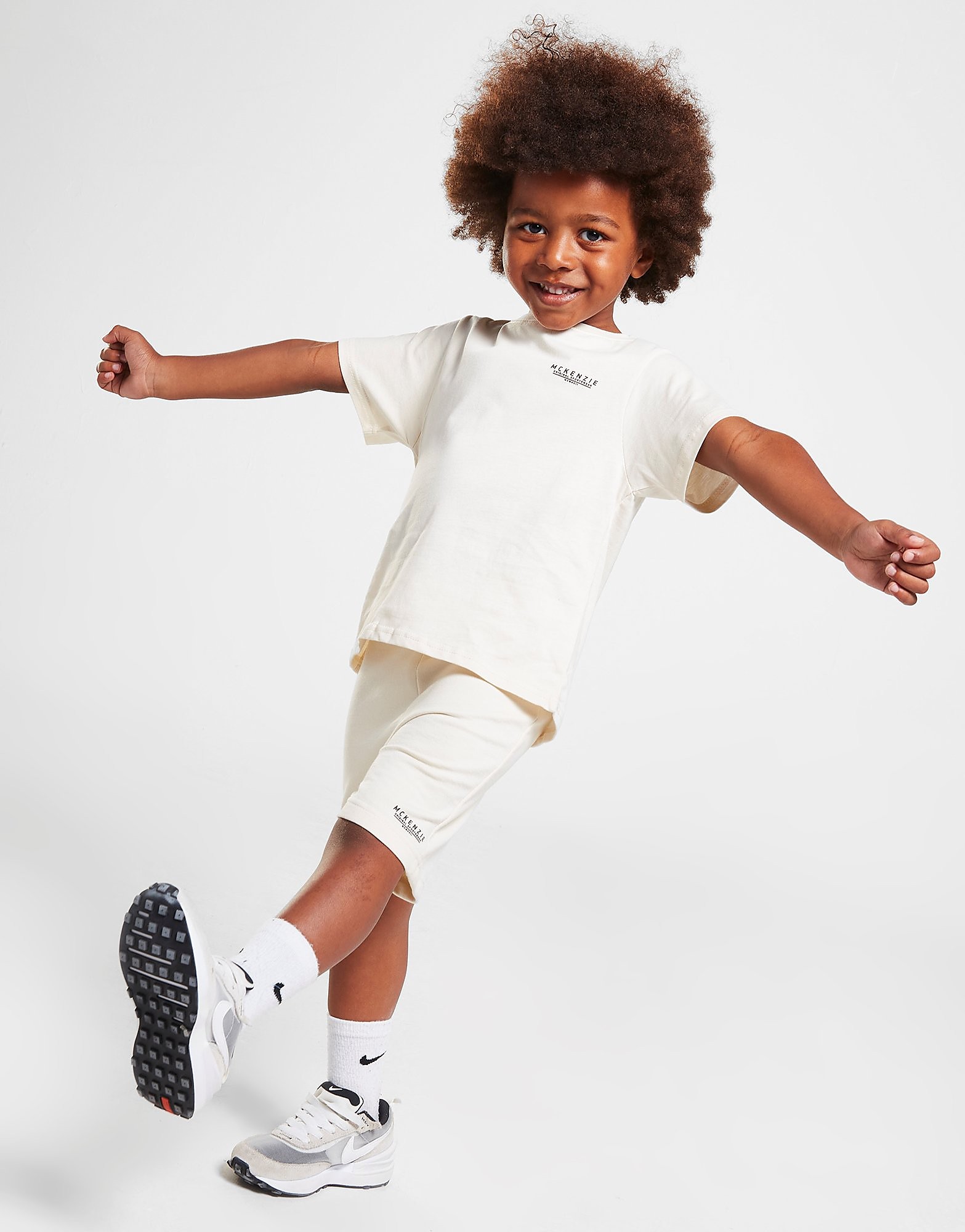 

McKenzie Mini Essential T-Shirt/Shorts Set Children - Beige - Kids, Beige