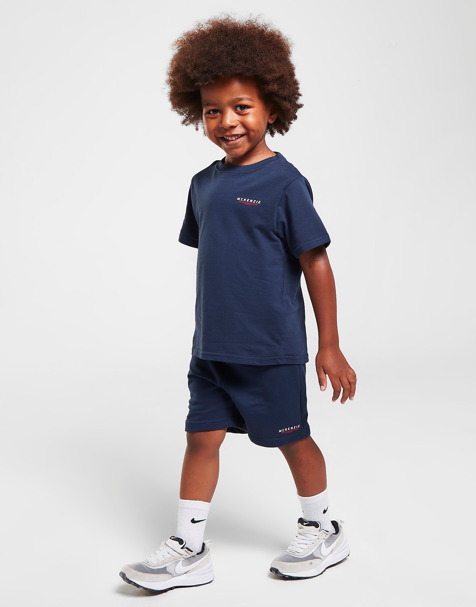 

McKenzie Mini Essential T-Shirt/Shorts Set Children - Navy - Kids, Navy