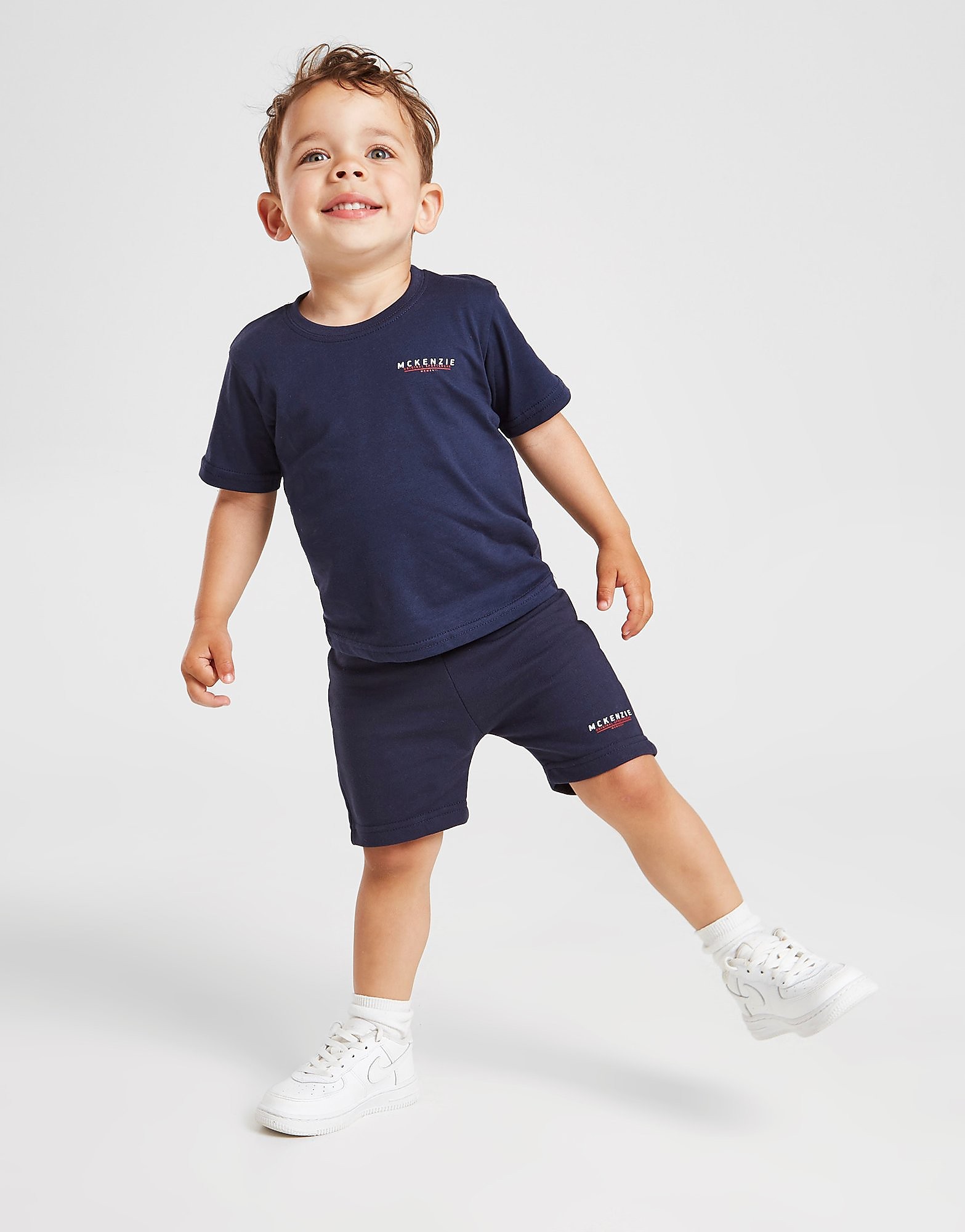 McKenzie Micro Essential T-Shirt/Shorts Set Infant - Navy - Kids, Navy