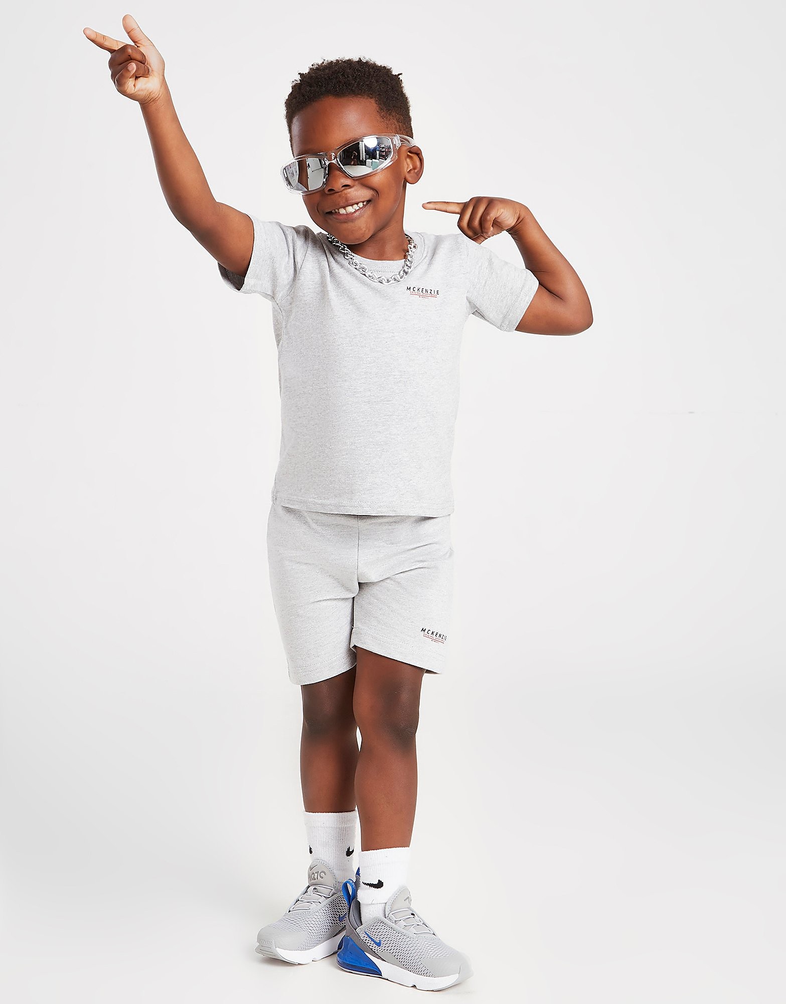 

McKenzie Micro Essential T-Shirt/Shorts Set Infant - Grey - Kids, Grey