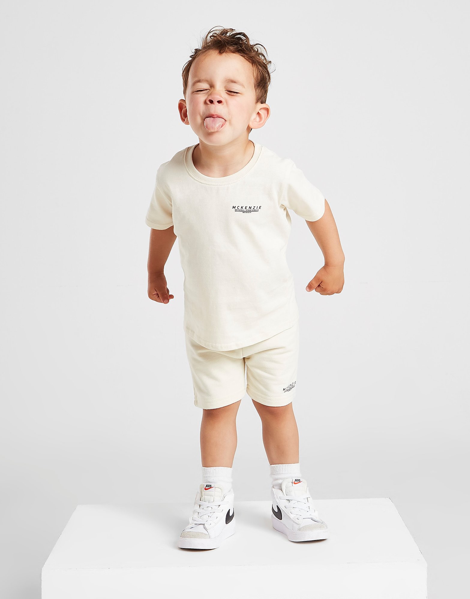 

McKenzie Micro Essential T-Shirt/Shorts Set Infant - Beige - Kids, Beige