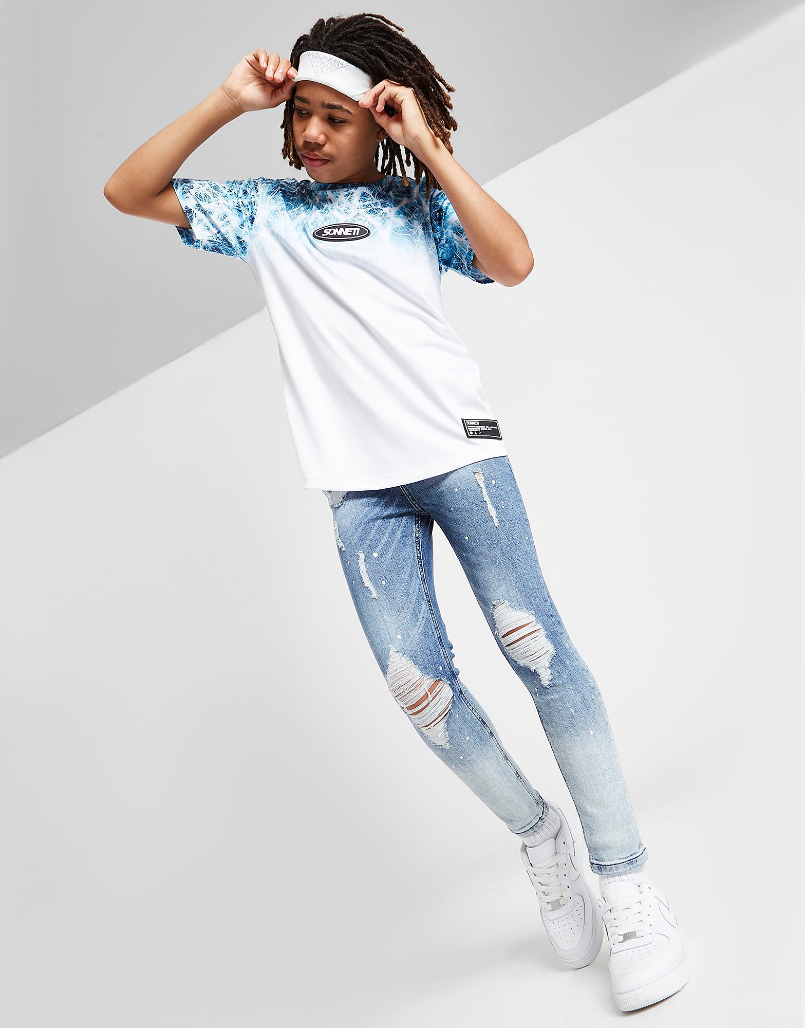 

Sonneti Light Marble Jeans Junior - Blue - Kids, Blue