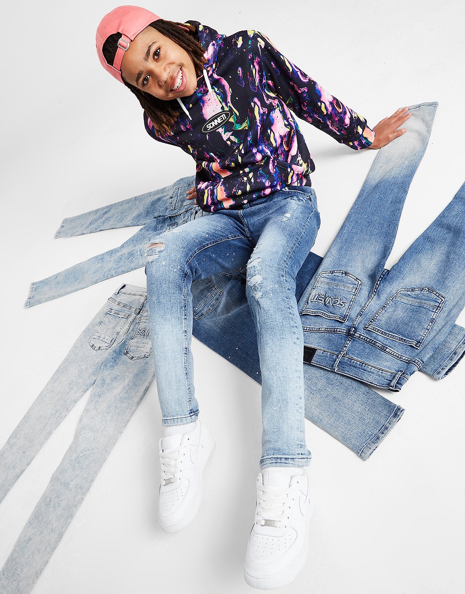 

Sonneti Faded Jeans Junior - Blue - Kids, Blue