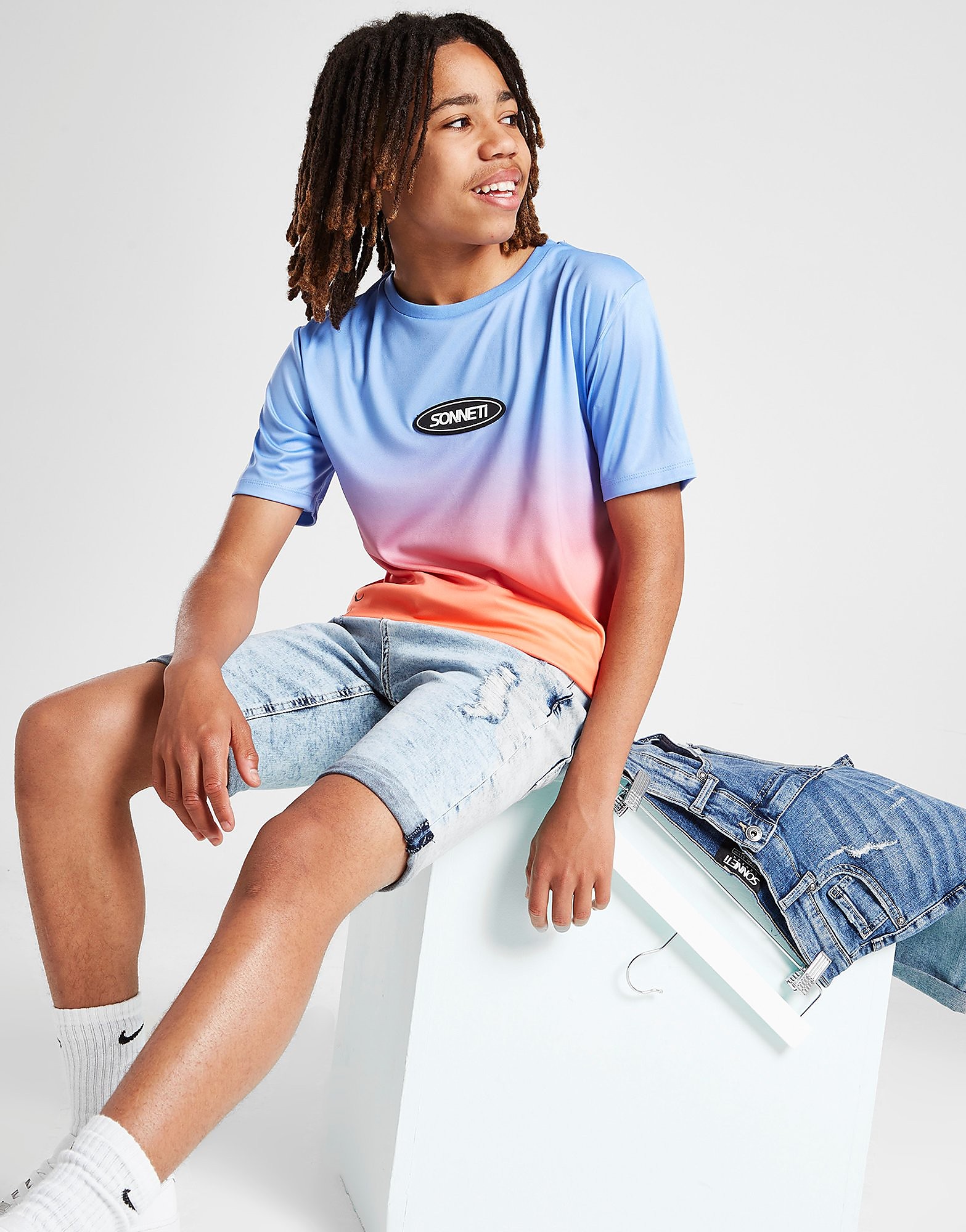 

Sonneti Acid Wash Denim Shorts Junior - Blue - Kids, Blue