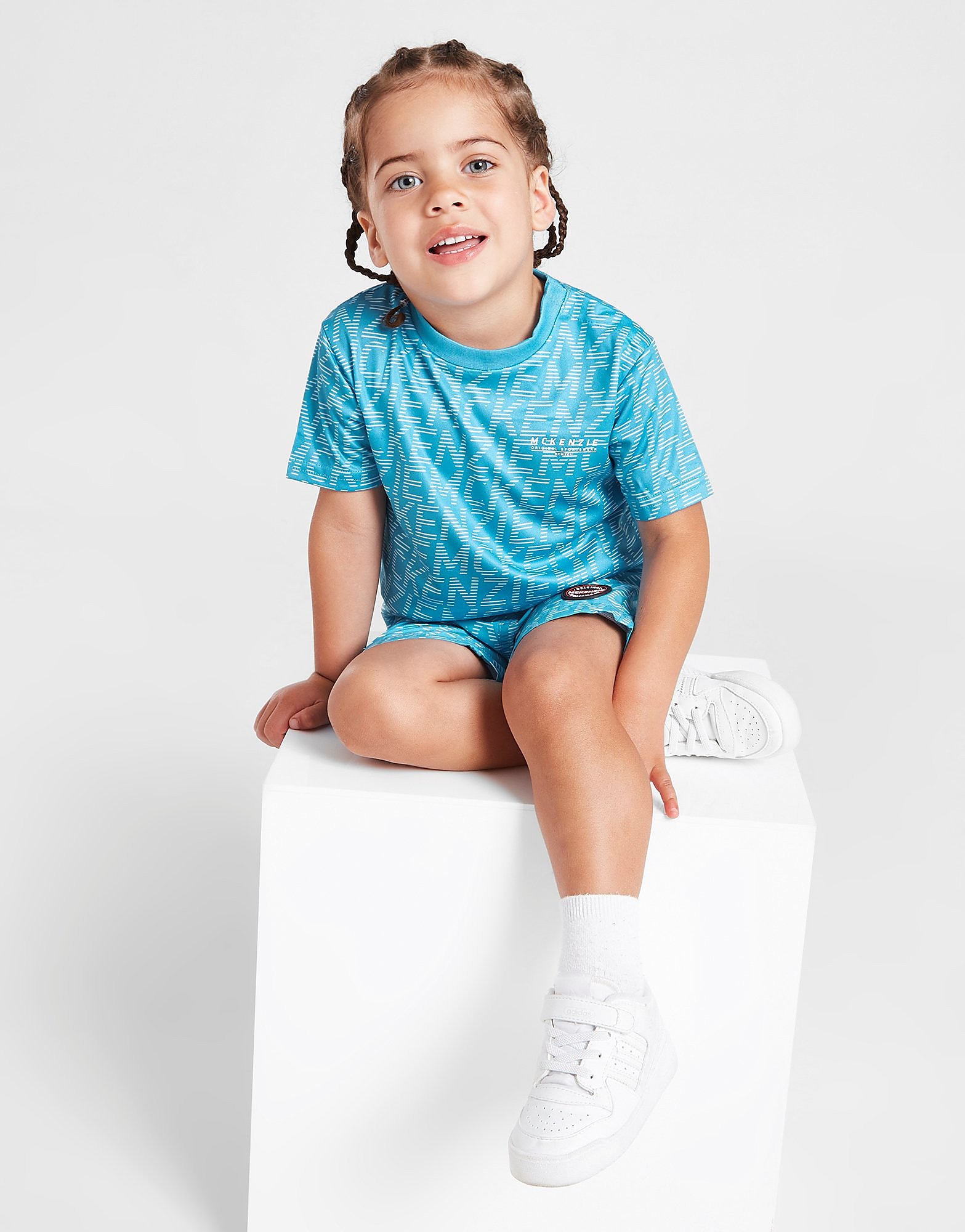 

McKenzie Micro Menkar Print T-Shirt & Shorts Set Infant - Blue - Kids, Blue