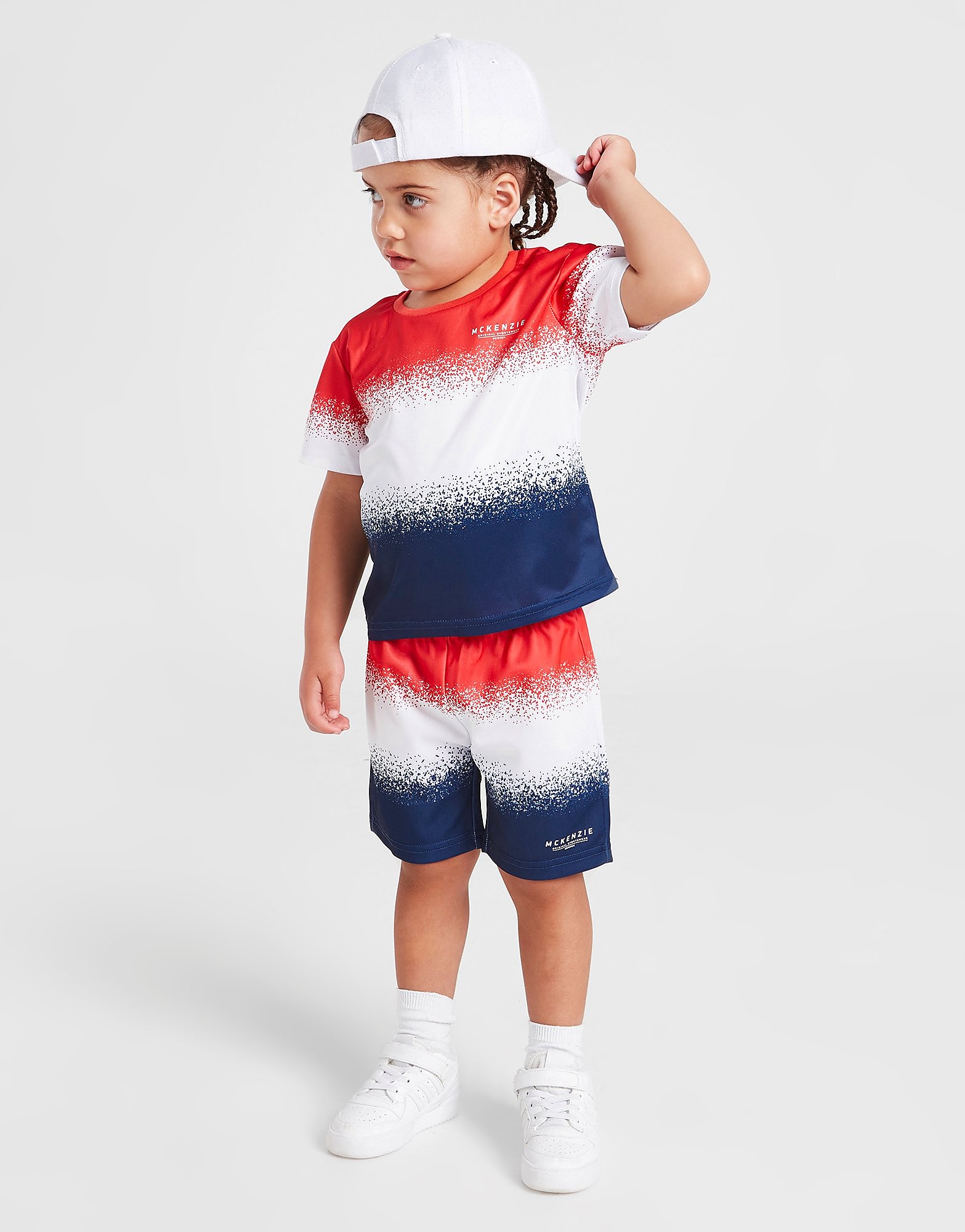 

McKenzie Micro Warren T-Shirt/Shorts Set Infant - Red/Blue - Kids, Red/Blue