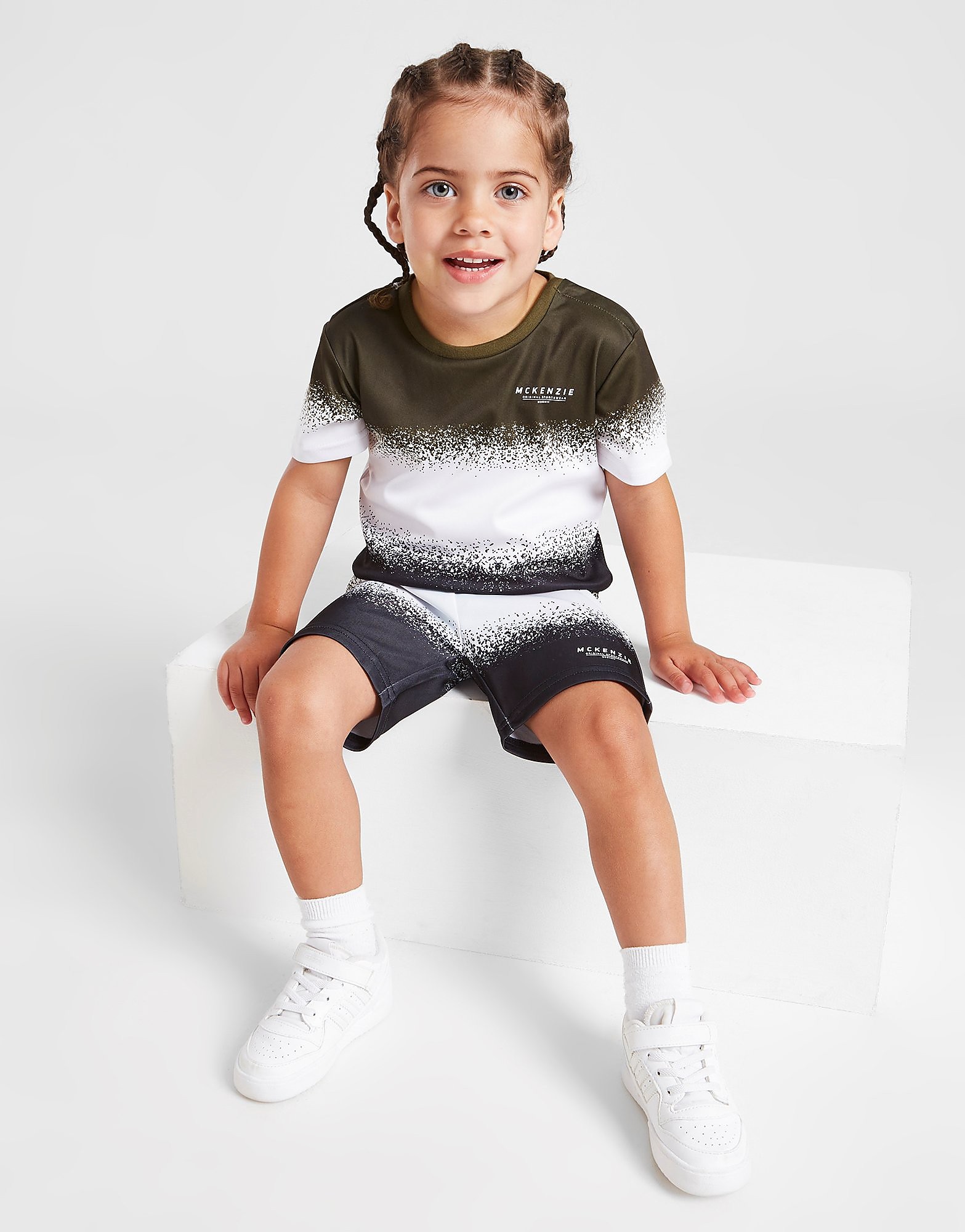 

McKenzie Micro Warren T-Shirt/Shorts Set Infant - Green - Kids, Green