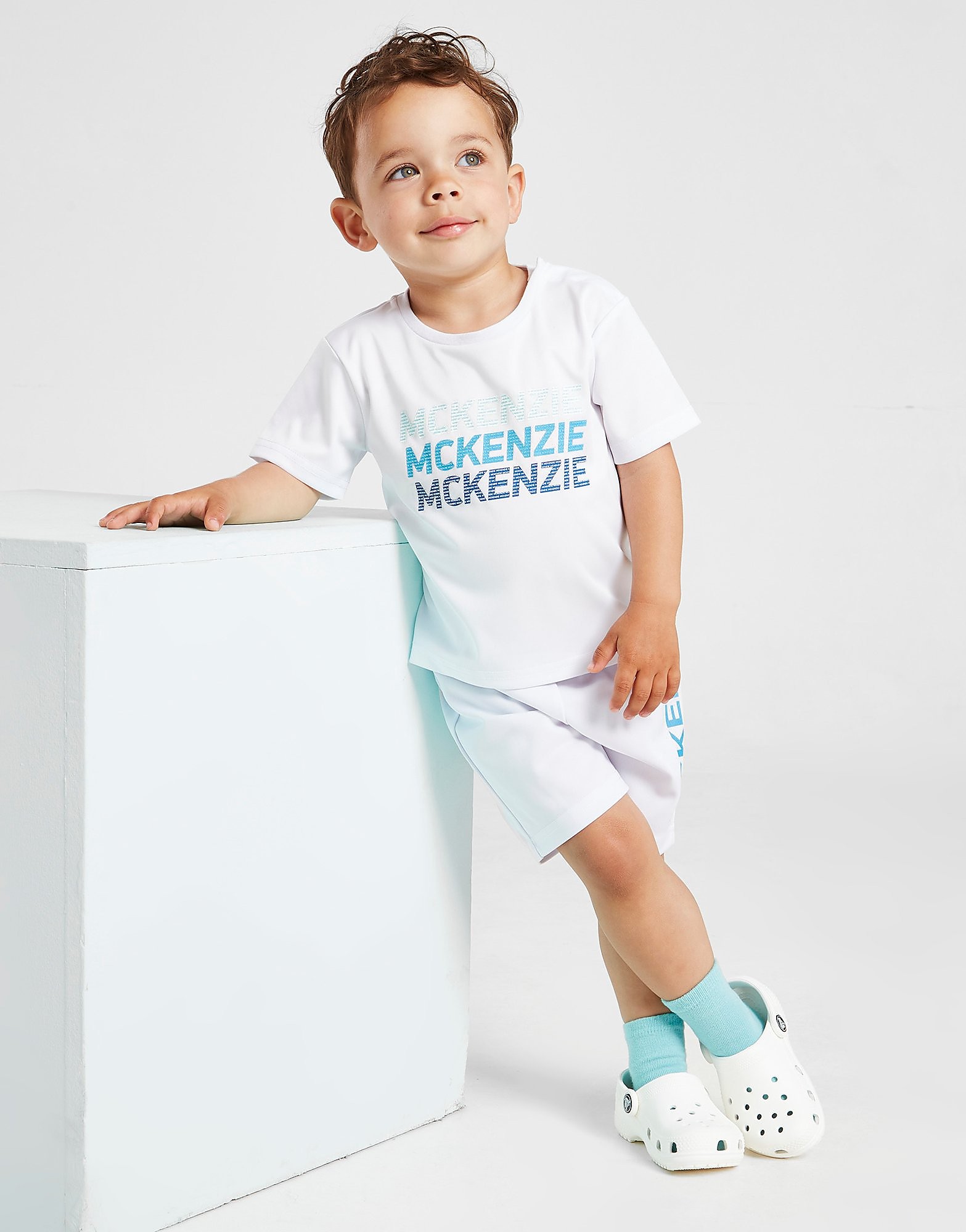 

McKenzie Micro Tundra T-Shirt/Shorts Set Infant - White - Kids, White