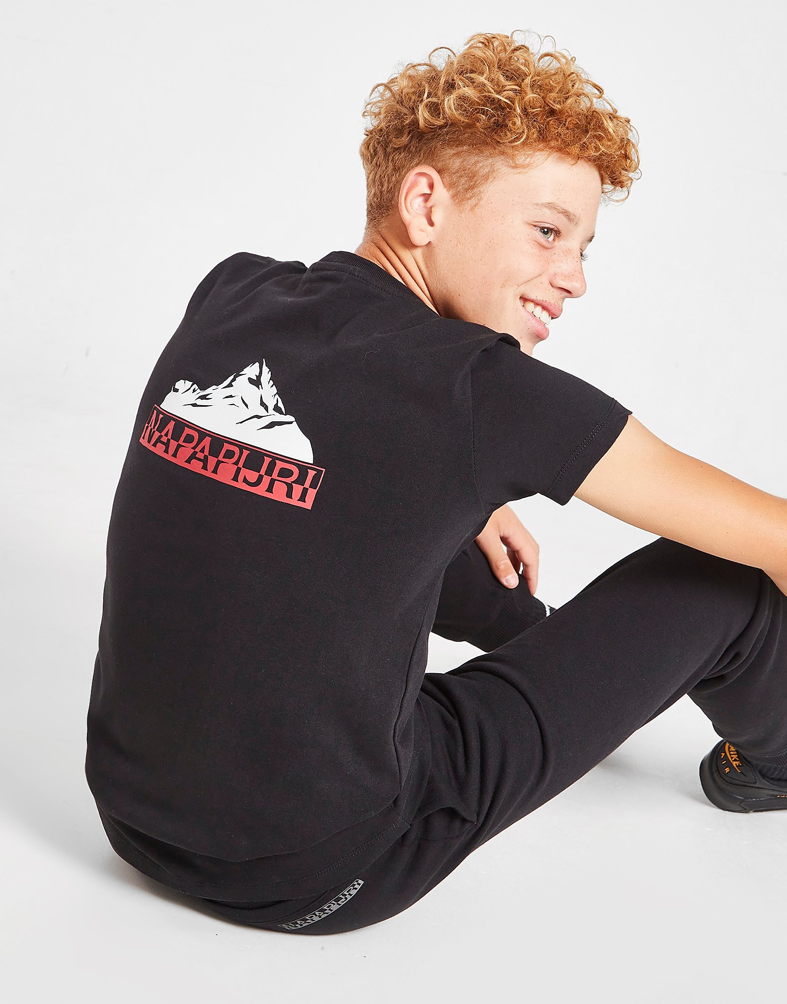 

Napapijri Mountain Graphic T-Shirt Junior - Only at JD - Black - Kids, Black