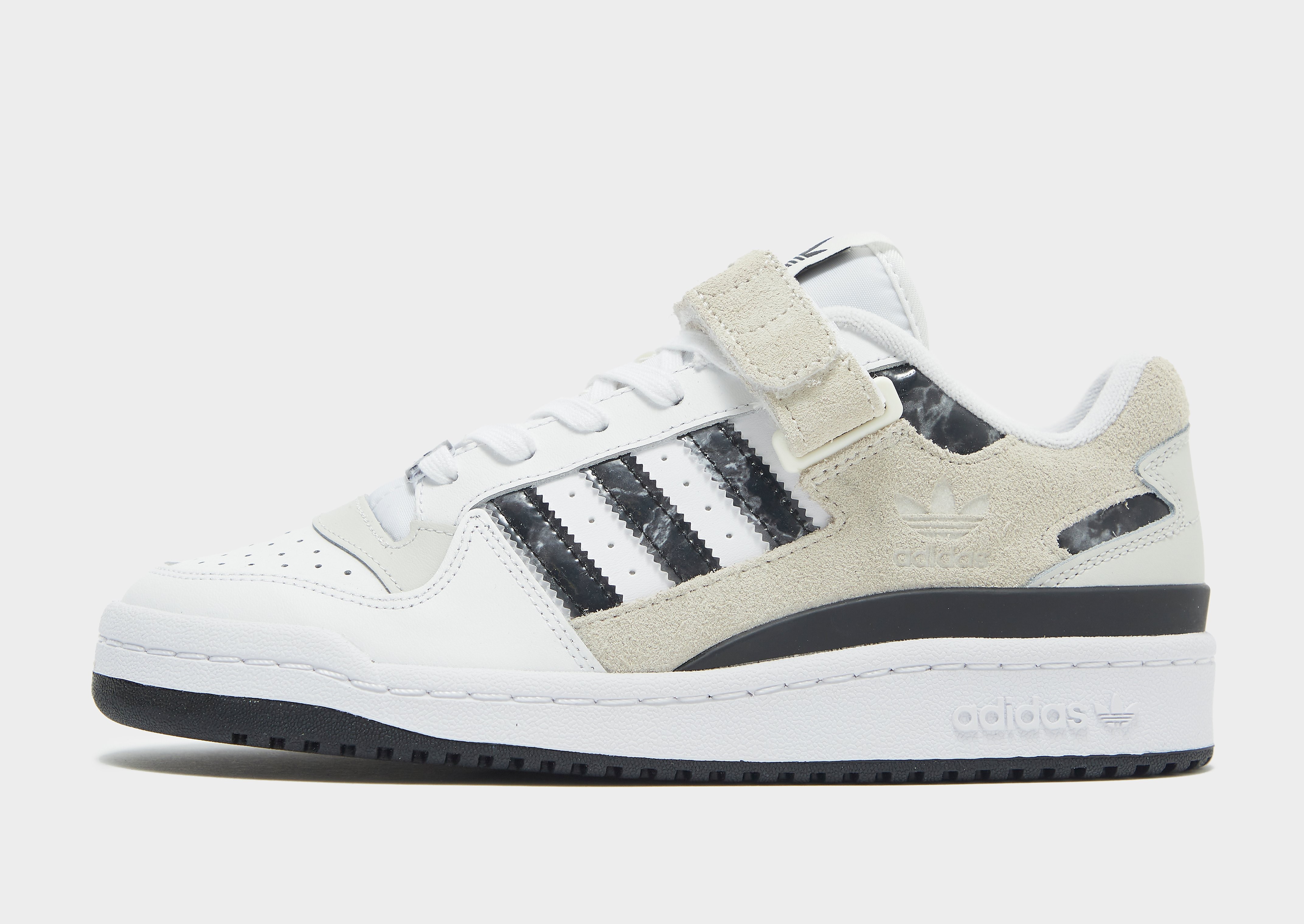 

adidas Originals Forum Low Women's - Cloud White / Off White / Core Black, Cloud White / Off White / Core Black