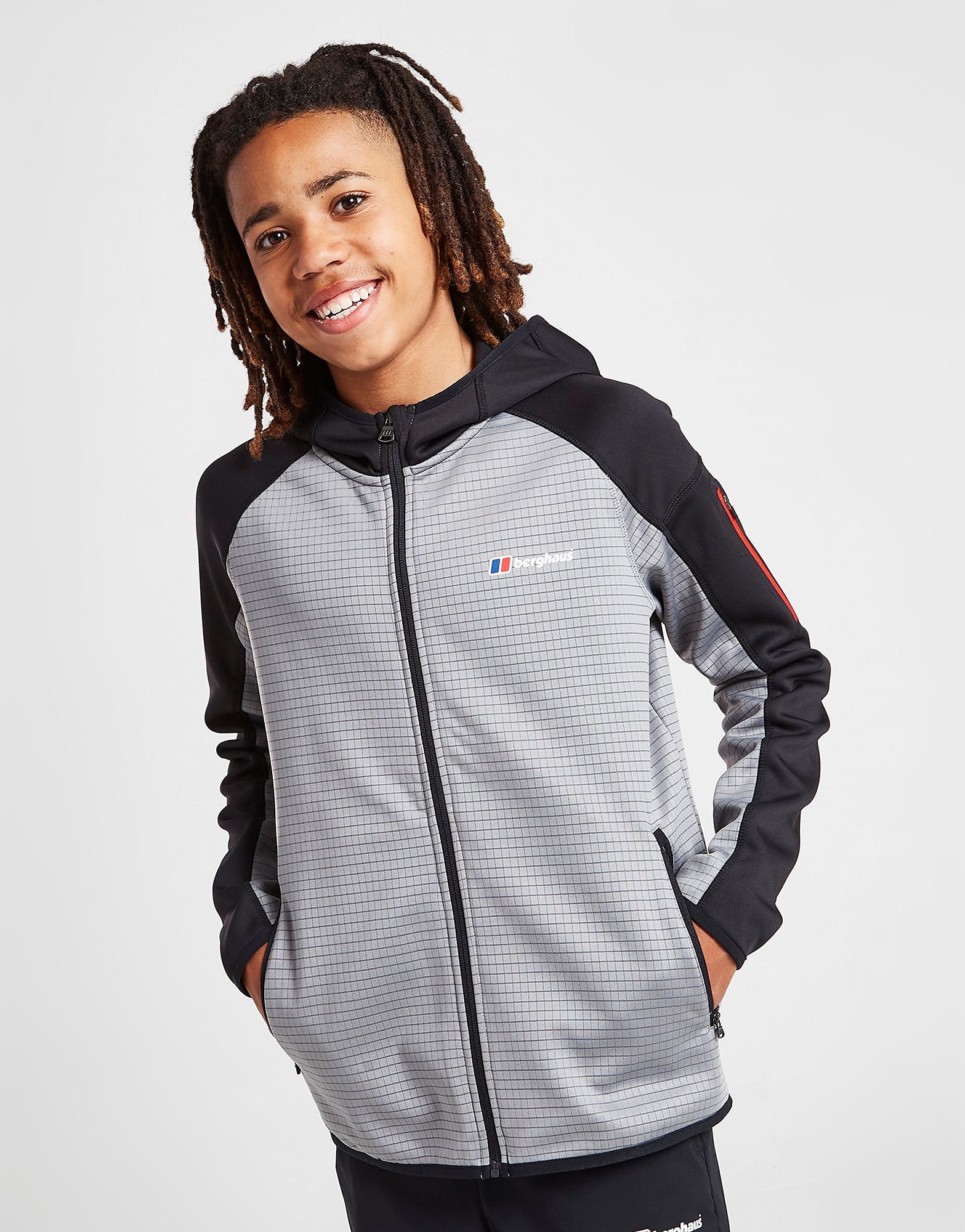

Berghaus Sidley Grid Full Zip Hoodie Junior - Only at JD - Grey - Kids, Grey