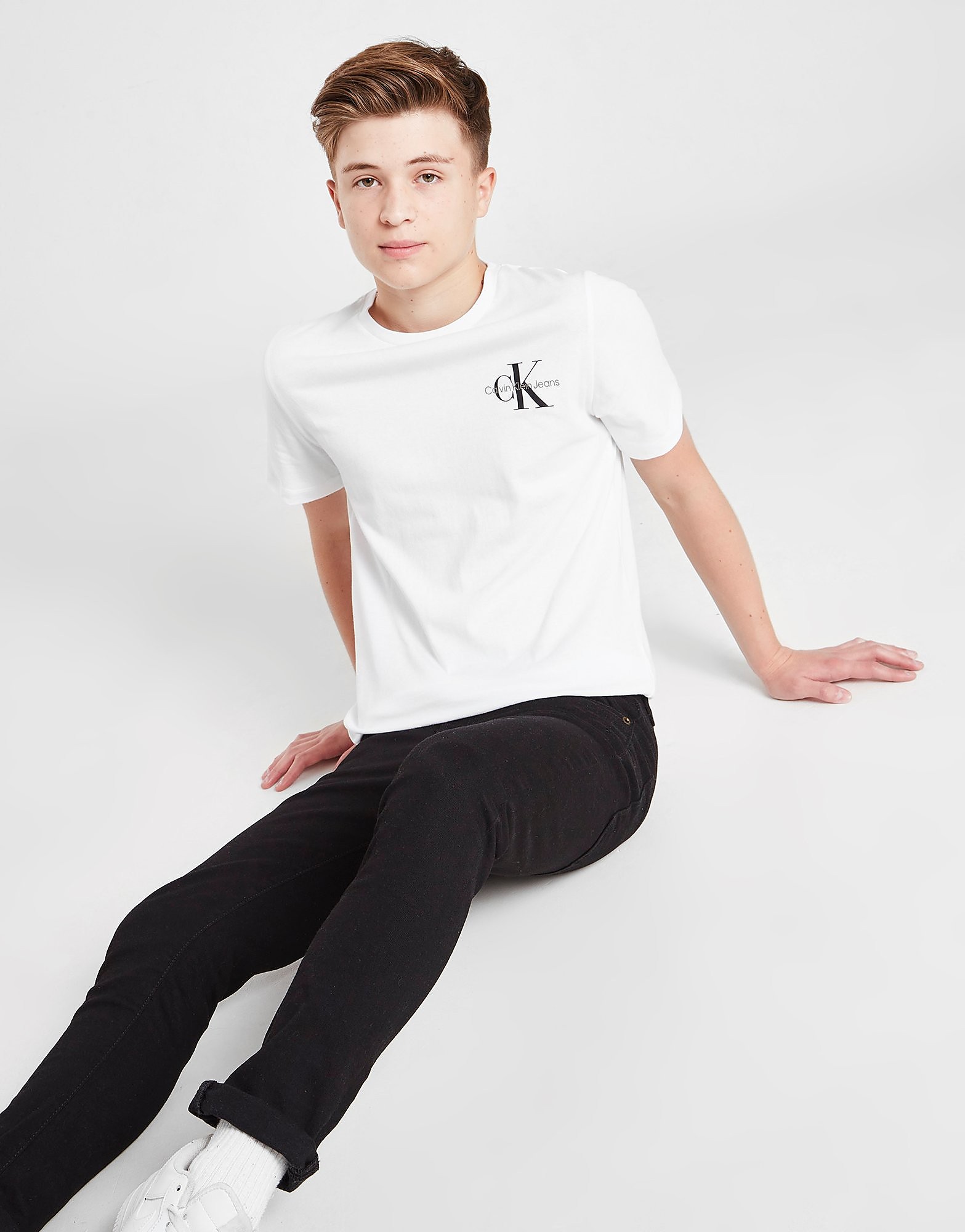 

Calvin Klein Jeans Line T-Shirt Junior - White - Kids, White