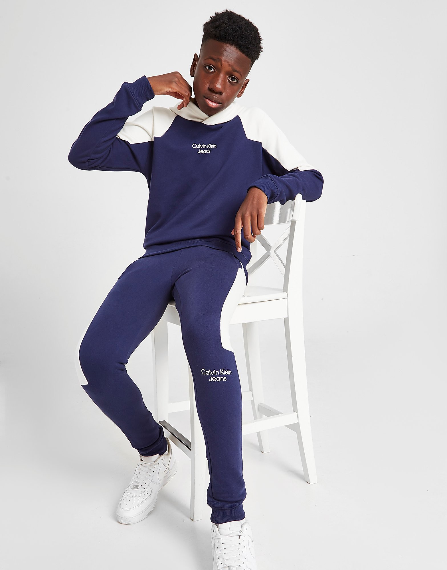 

Calvin Klein Jeans Colour Block Tracksuit Junior - Navy - Kids, Navy