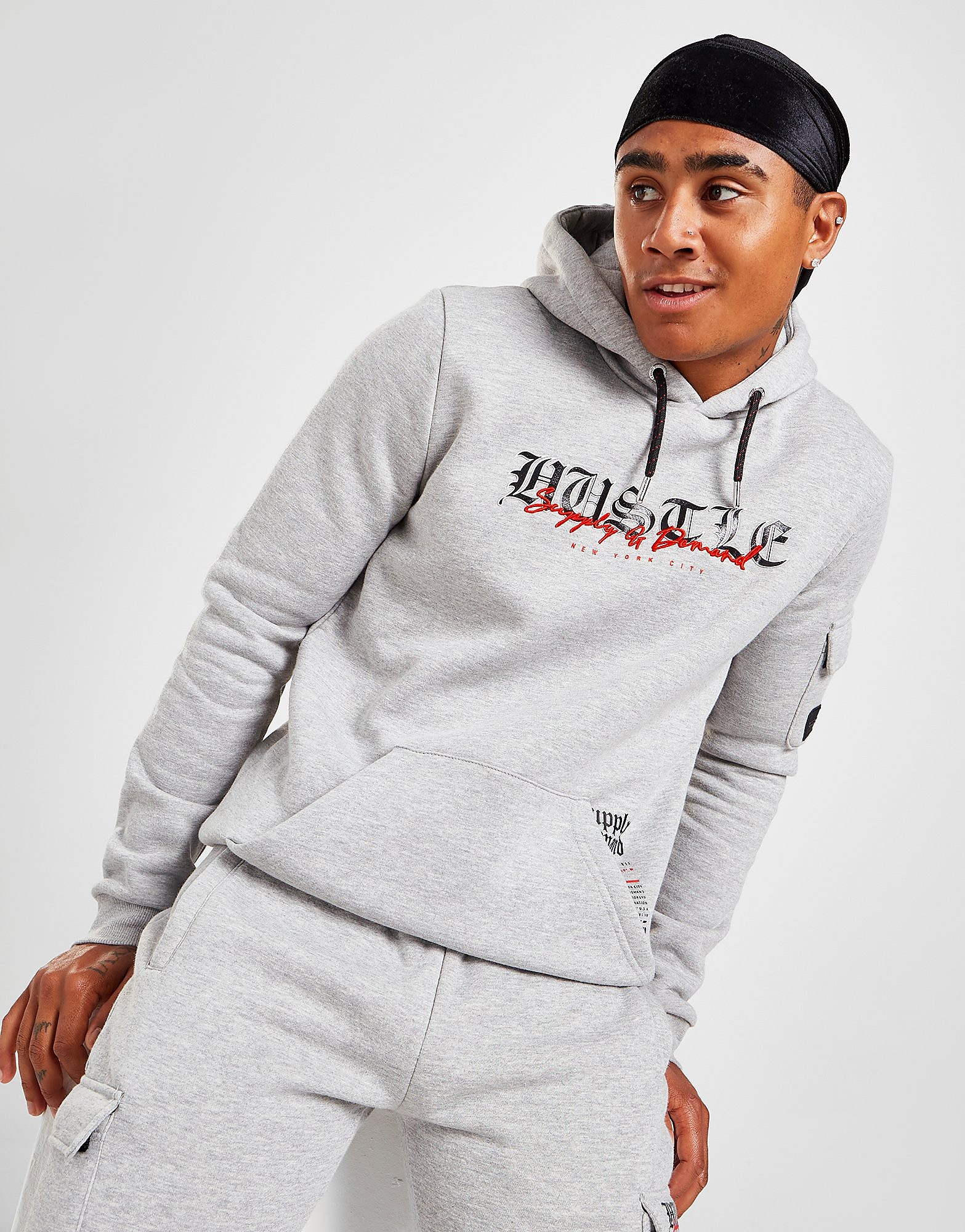 Supply & Demand Micro Hoodie - Grey - Mens, Grey