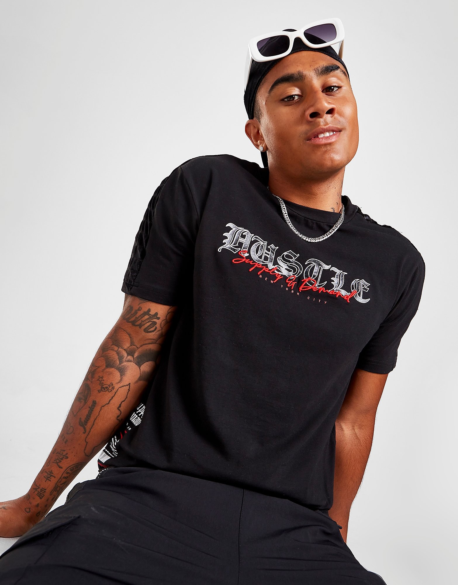 

Supply & Demand Micro T-Shirt - Black - Mens, Black