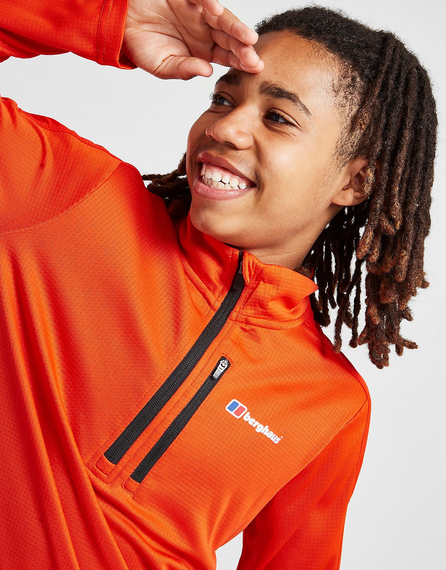 

Berghaus 1/4 Zip Poly Tech Top Junior - Only at JD - Orange - Kids, Orange